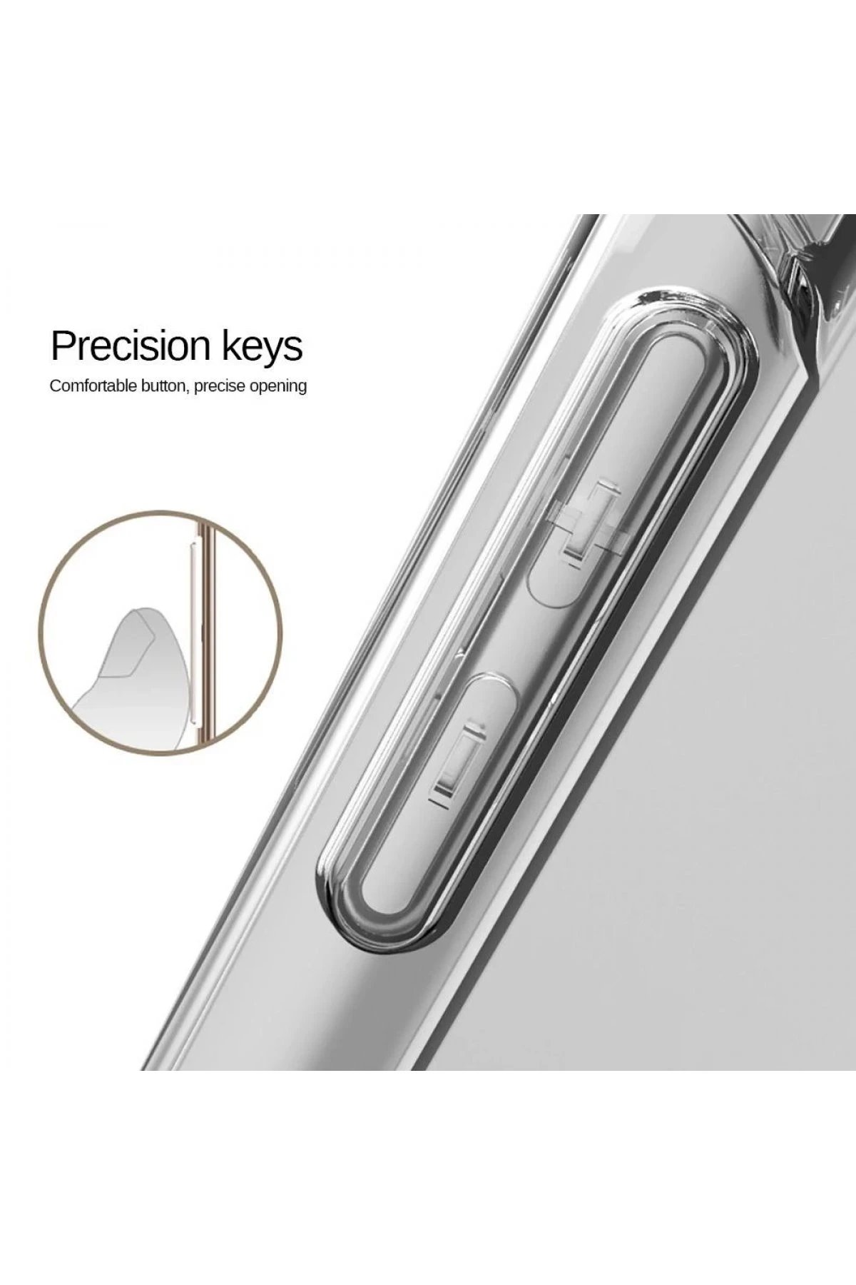 Newface Xiaomi Redmi 9T Kılıf Lüx Şeffaf Silikon