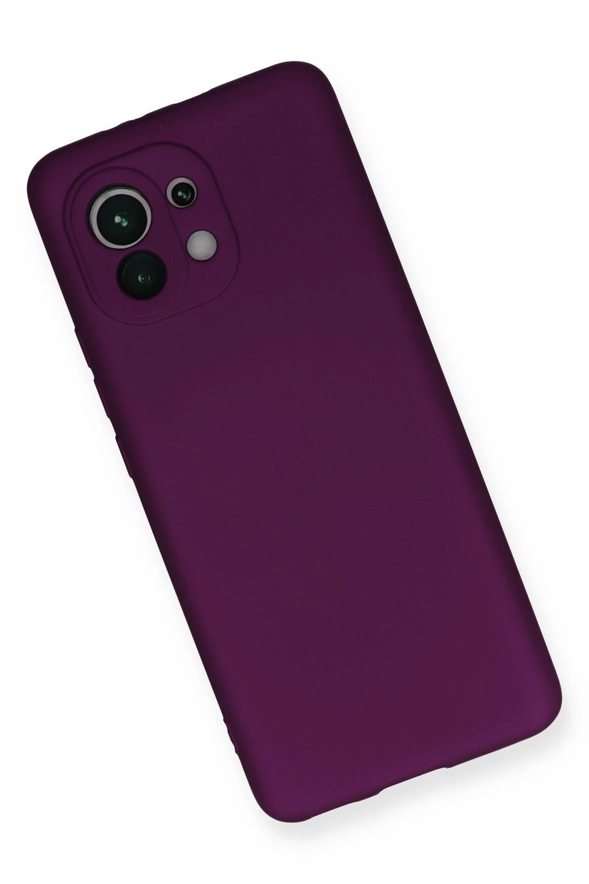 Newface Xiaomi Mi 11 Kılıf First Silikon - Mürdüm