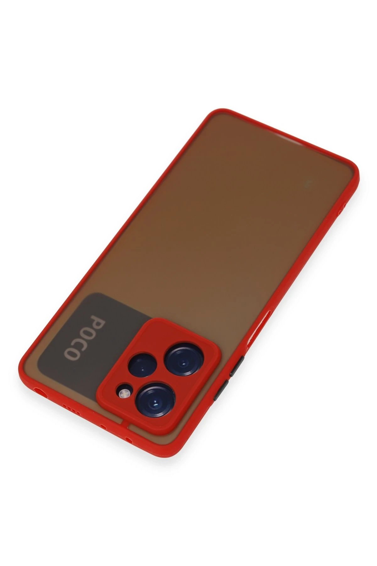 Newface Xiaomi Poco X5 Pro 5G Kılıf Montreal Silikon Kapak - Kırmızı