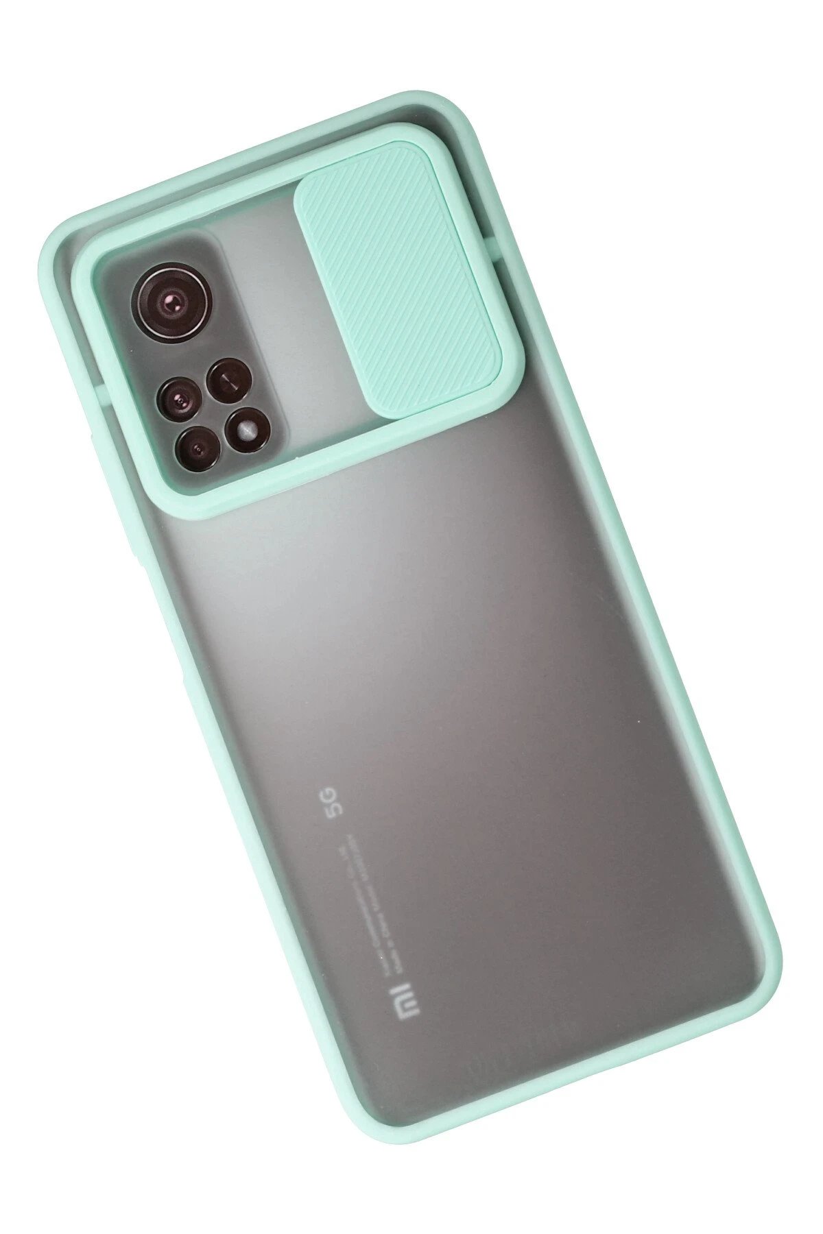 Newface Xiaomi Mi 10T Kılıf Palm Buzlu Kamera Sürgülü Silikon uaz