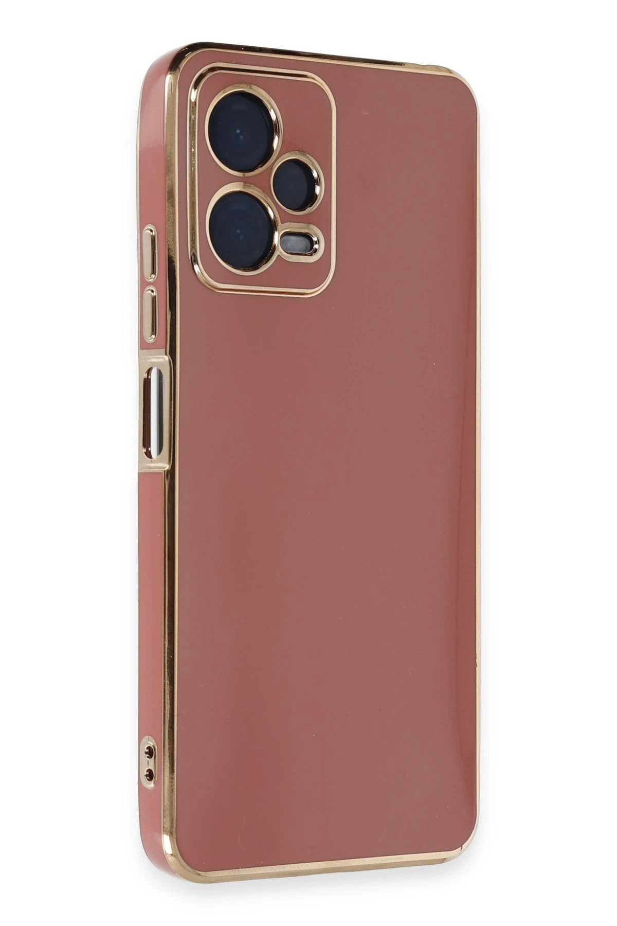 Newface Xiaomi Redmi Note 12 Pro 5G Kılıf Volet Silikon - Kırmızı