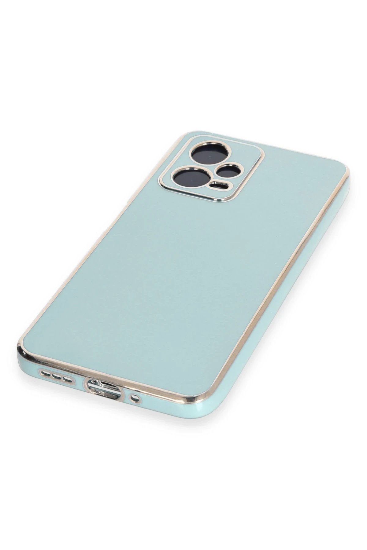 Newface Xiaomi Redmi Note 12 Pro 5G Kılıf Volet Silikon - Açık Yeşil