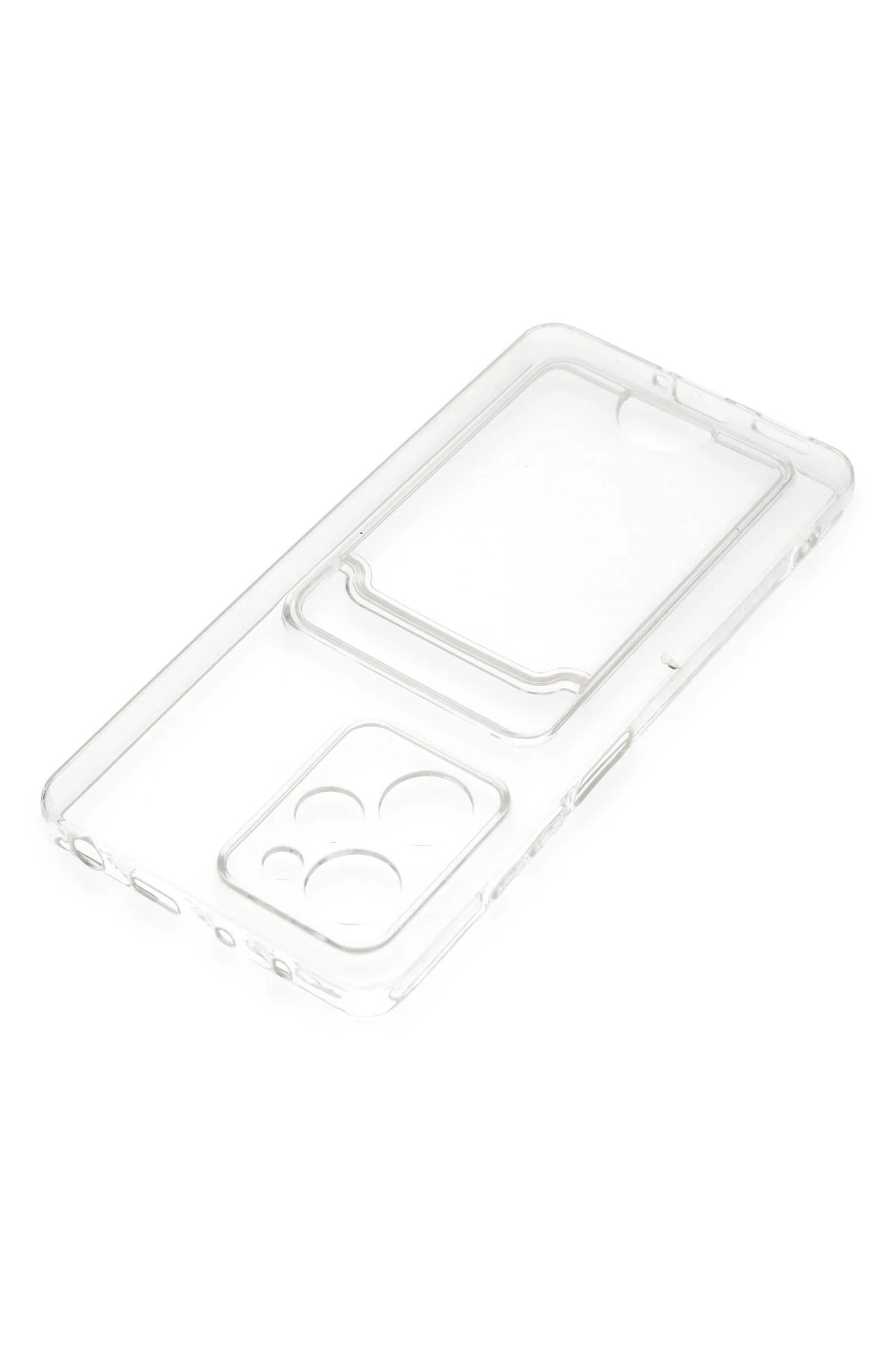 Newface Xiaomi Poco X5 Pro 5G Kılıf Kart Şeffaf Silikon - Şeffaf