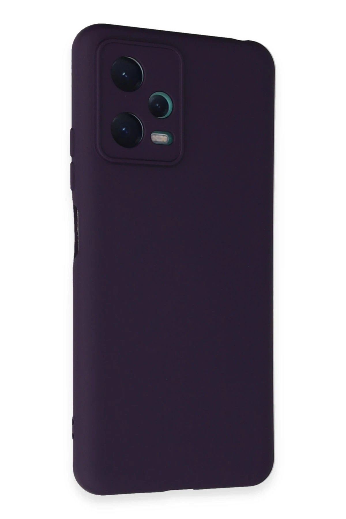 Newface Xiaomi Redmi Note 12 5G Kılıf Nano içi Kadife Silikon - Mor