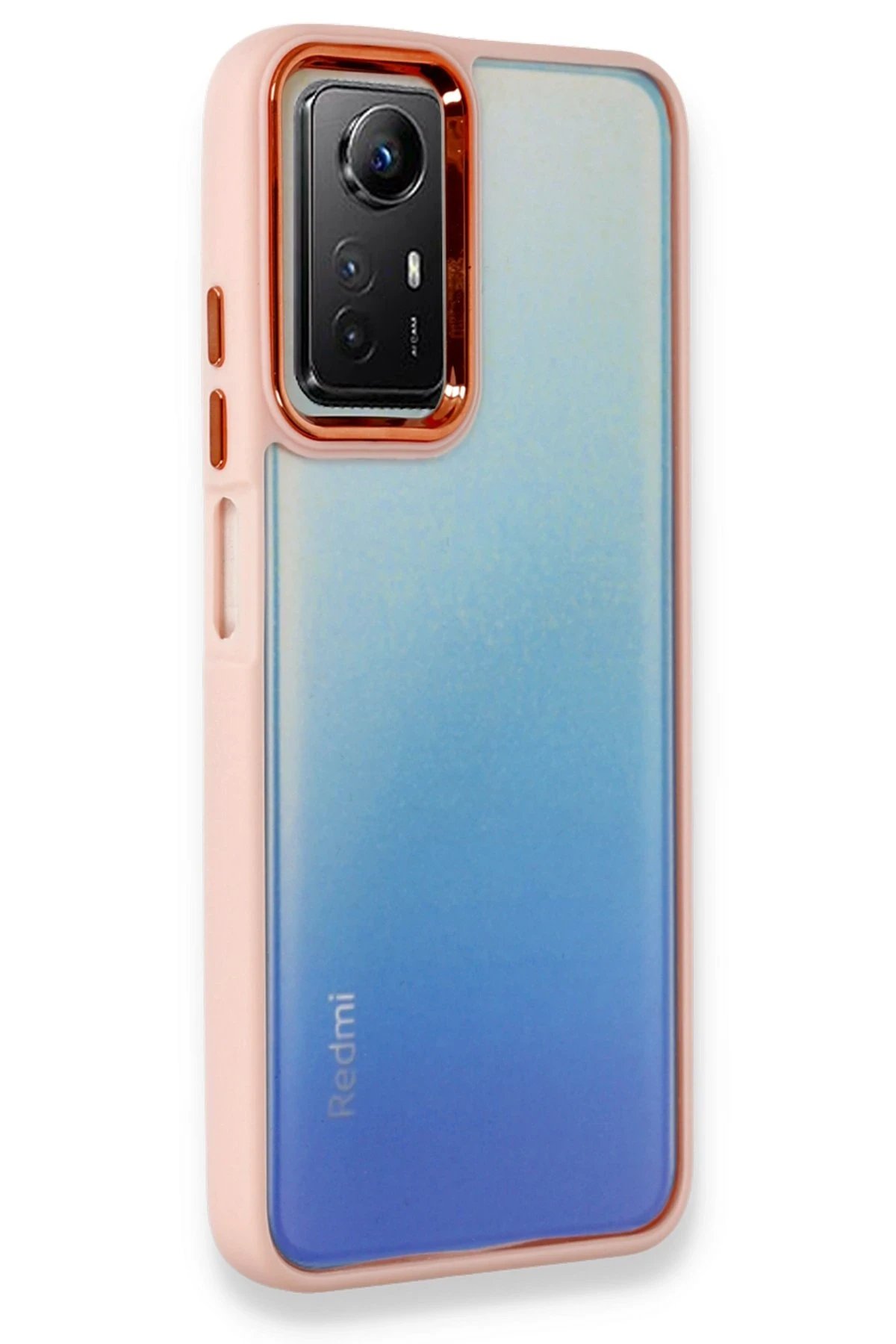 Newface Xiaomi Redmi Note 12S Kılıf Dora Kapak - Pudra