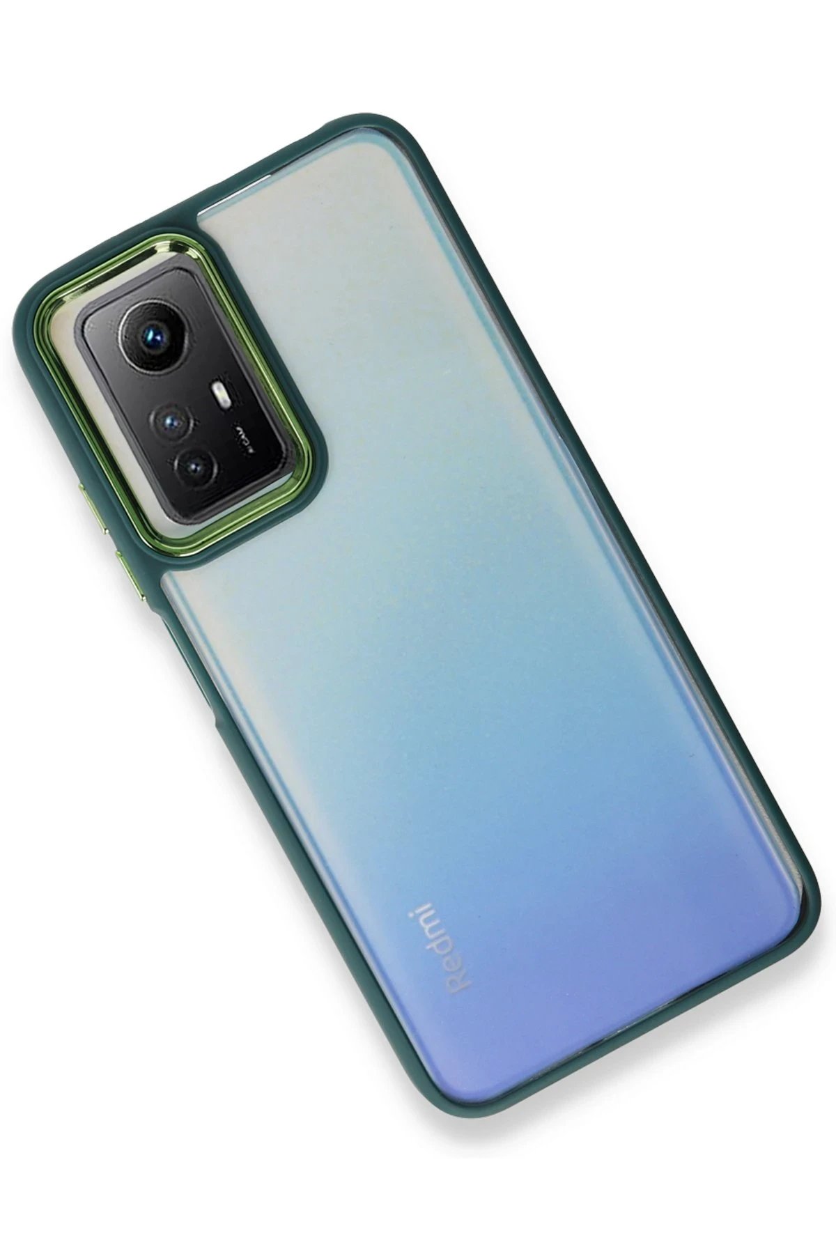 Newface Xiaomi Redmi Note 12S Kılıf Dora Kapak - Haki Yeşil