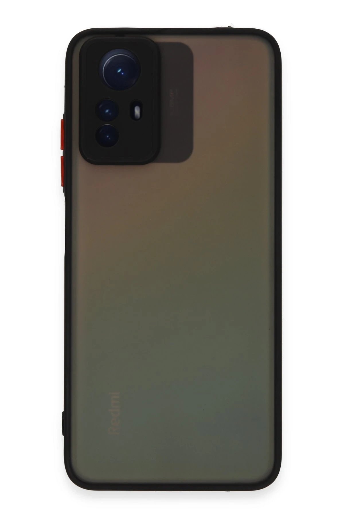 Newface Xiaomi Redmi Note 12S Kılıf Montreal Silikon Kapak - Siyah