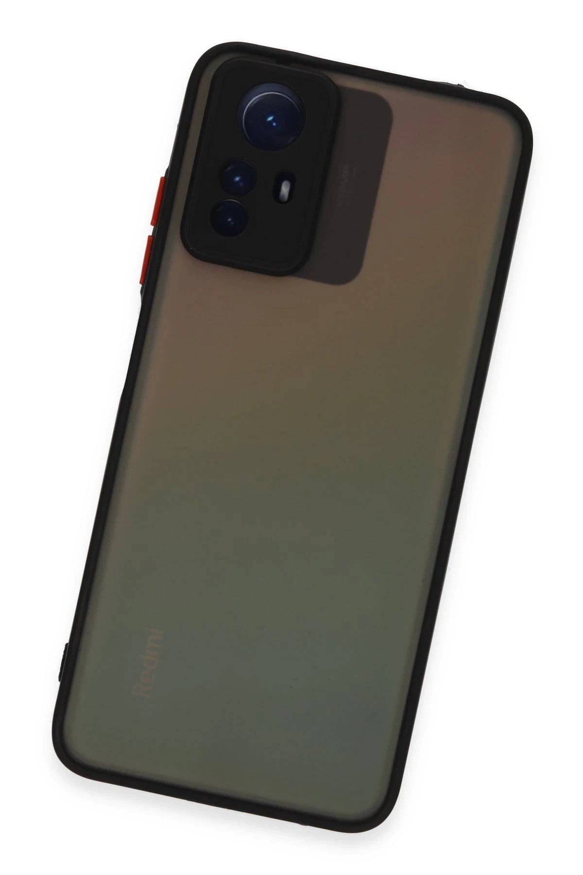 Newface Xiaomi Redmi Note 12S Kılıf Montreal Silikon Kapak - Siyah