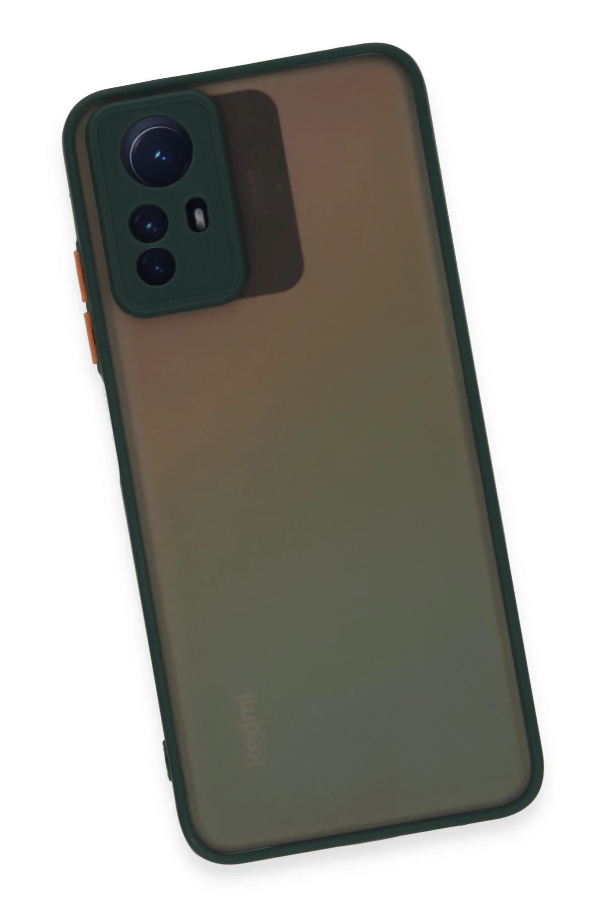 Newface Xiaomi Redmi Note 12S Kılıf Montreal Silikon Kapak - Yeşil