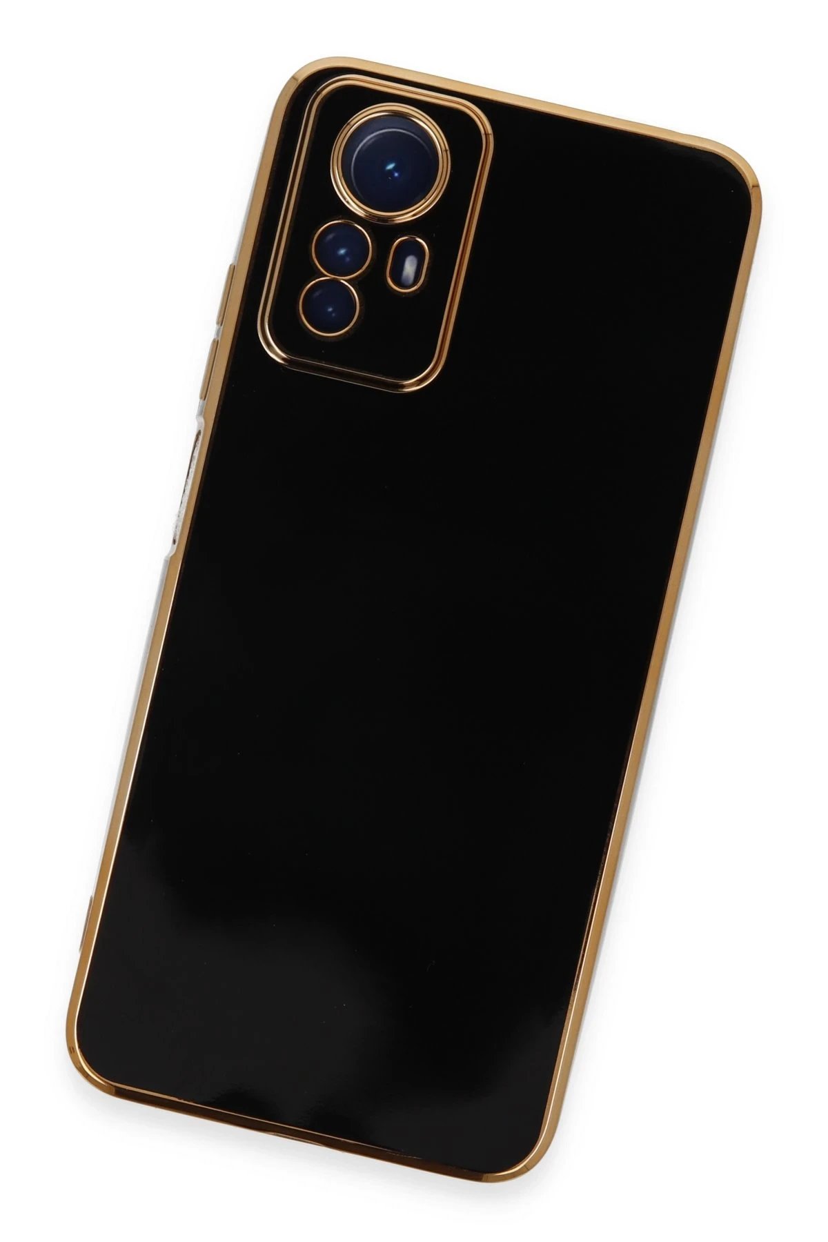 Newface Xiaomi Redmi Note 12S Kılıf Volet Silikon - Siyah