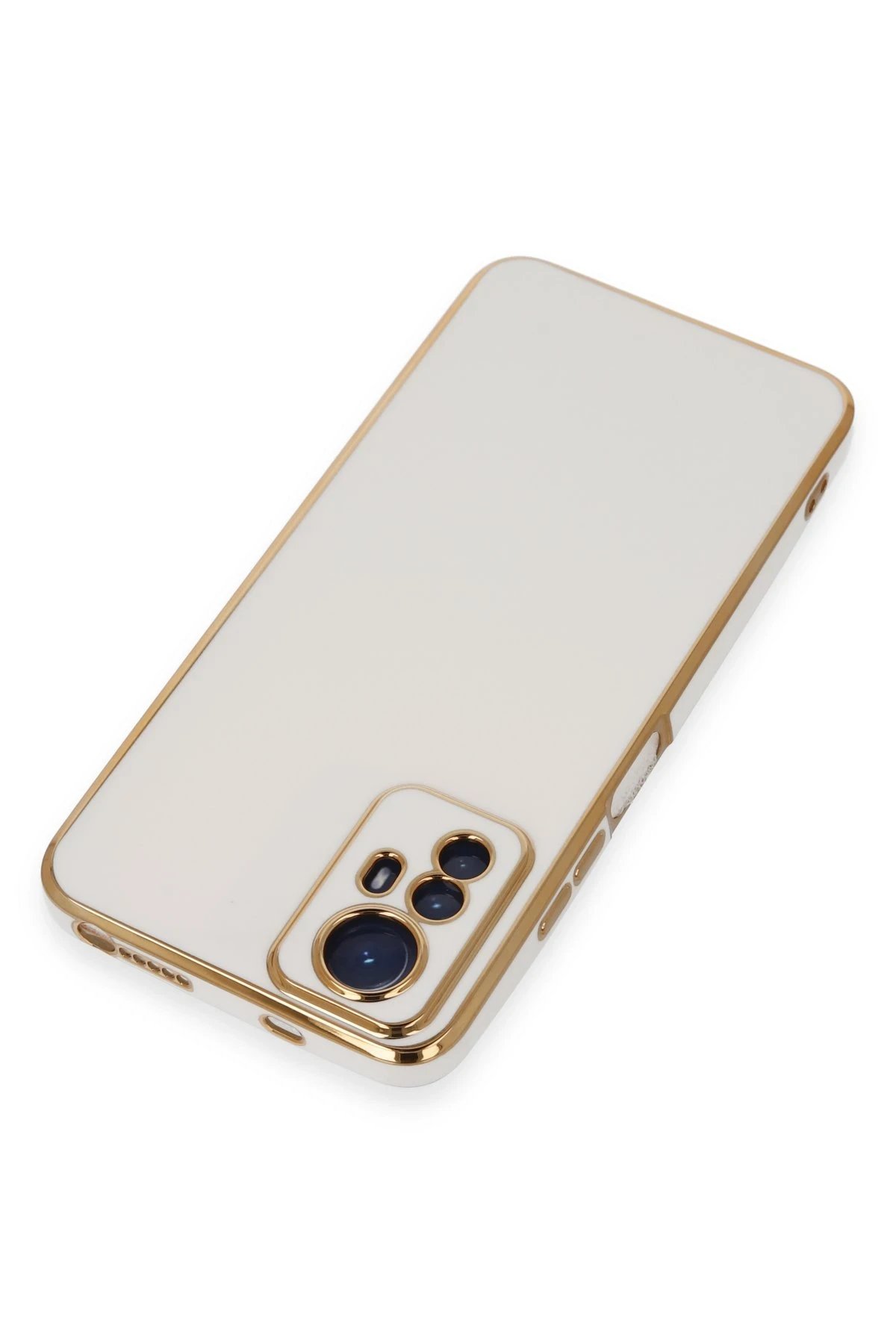 Newface Xiaomi Redmi Note 12S Kılıf Volet Silikon - Beyaz