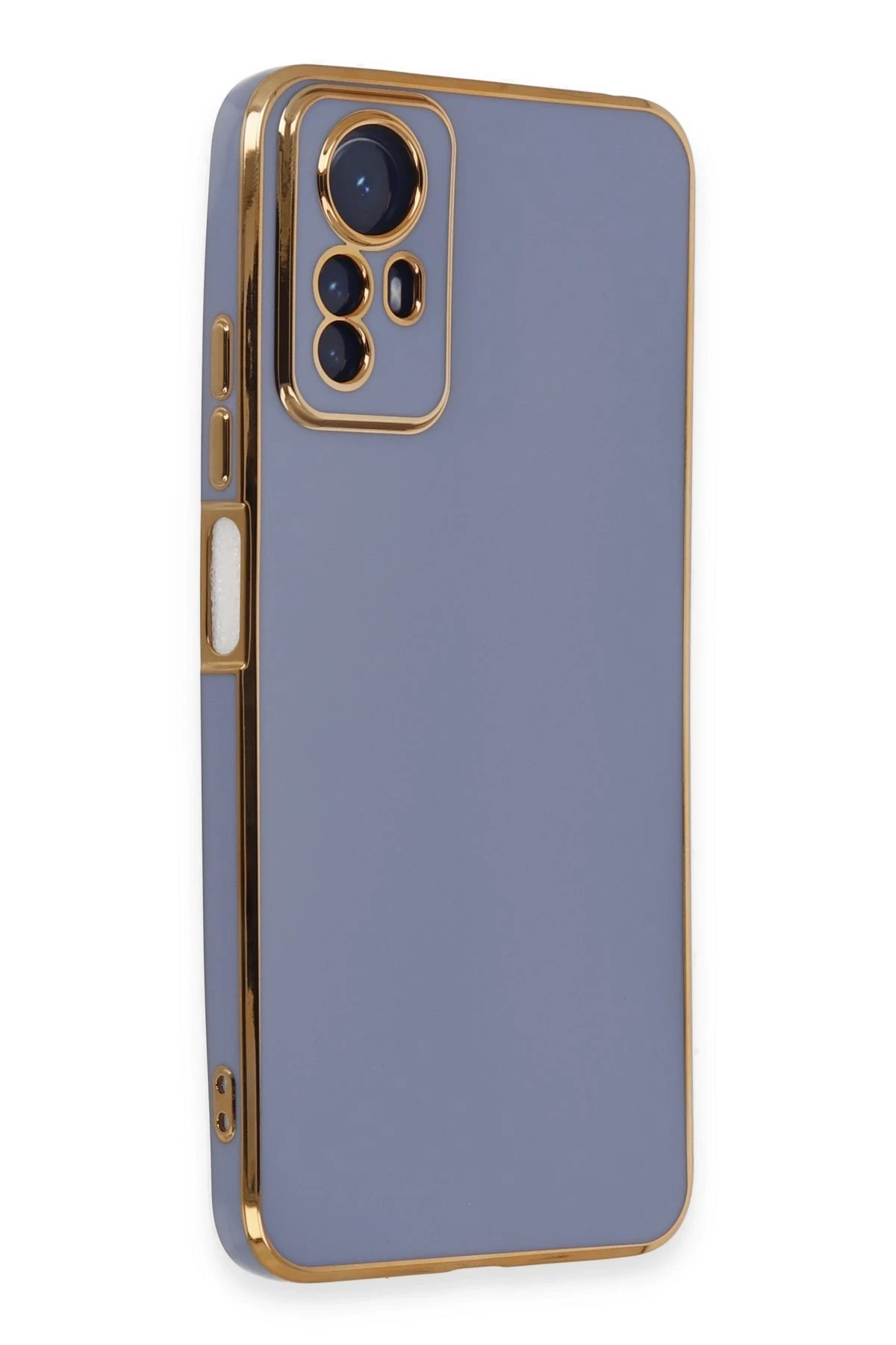 Newface Xiaomi Redmi Note 12S Kılıf Volet Silikon - Mavi