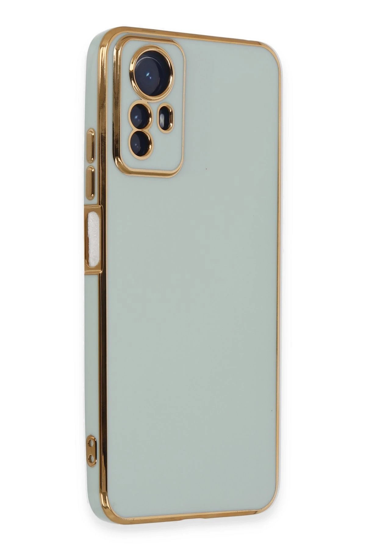 Newface Xiaomi Redmi Note 12S Kılıf Volet Silikon - Açık Yeşil