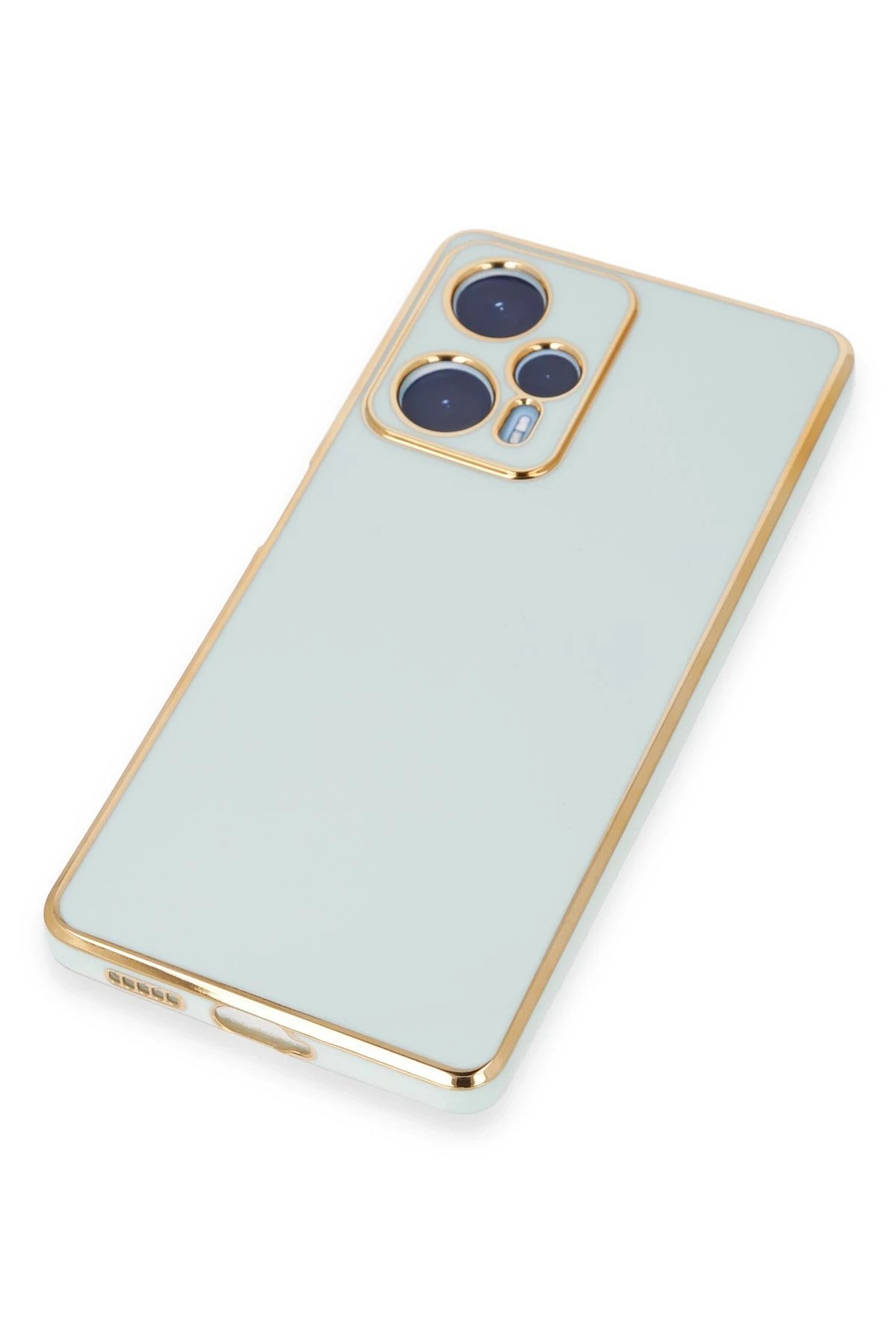 Newface Xiaomi Poco F5 Kılıf Volet Silikon - Açık Yeşil