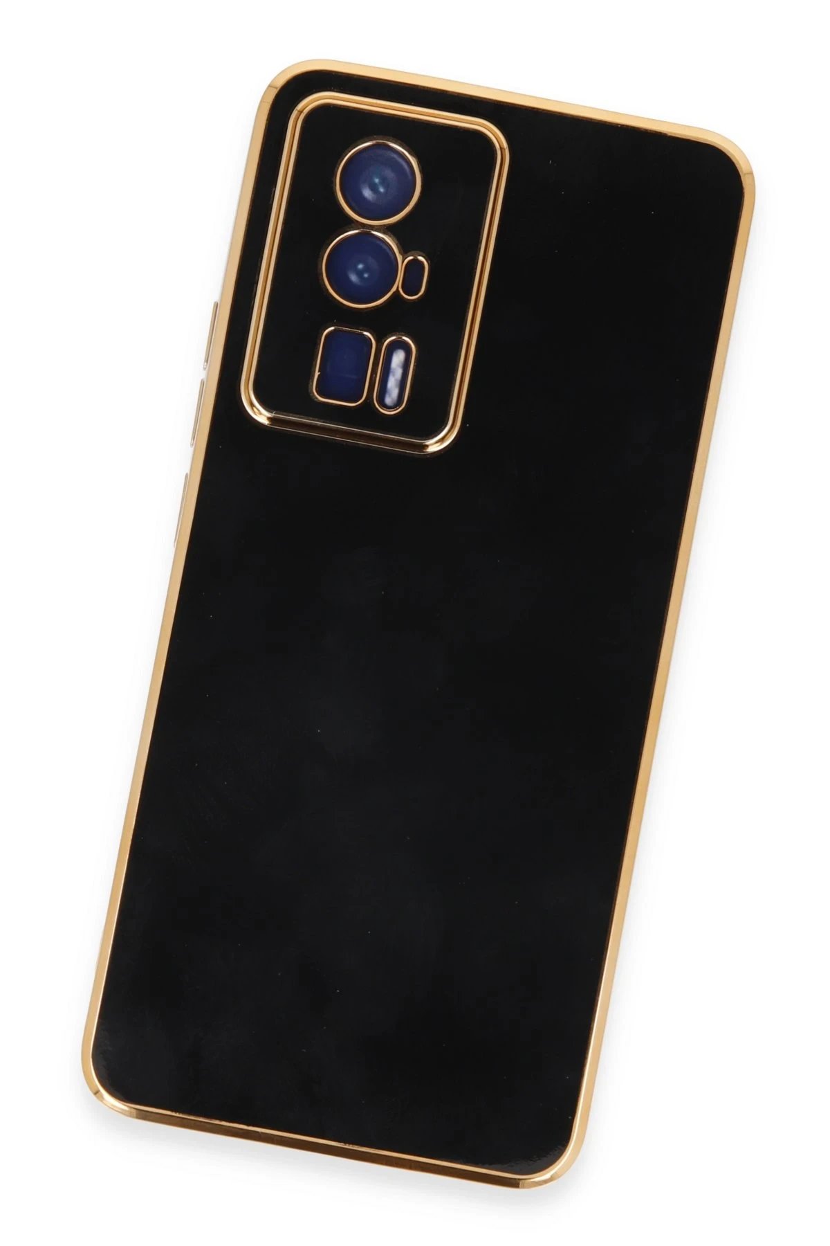 Newface Xiaomi Poco F5 Pro Kılıf Volet Silikon - Siyah