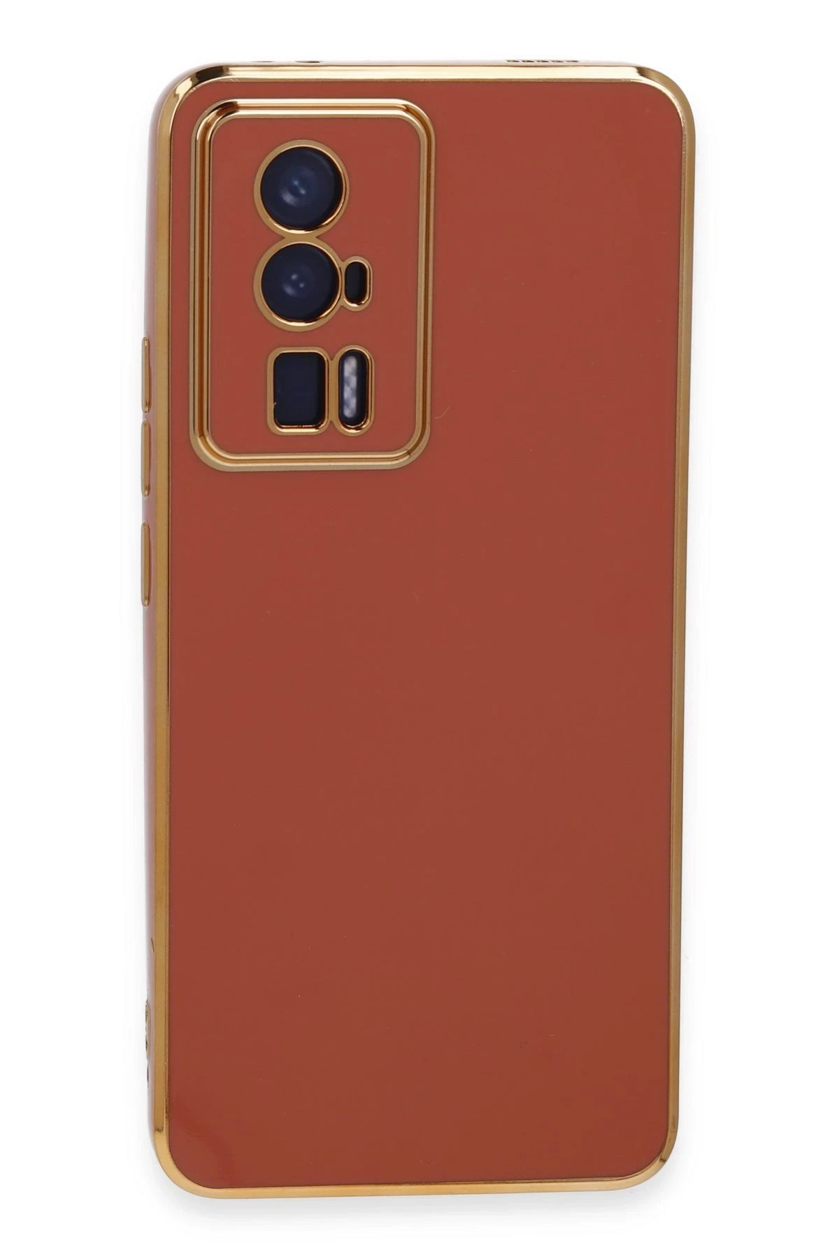 Newface Xiaomi Poco F5 Pro Kılıf Volet Silikon - Kırmızı