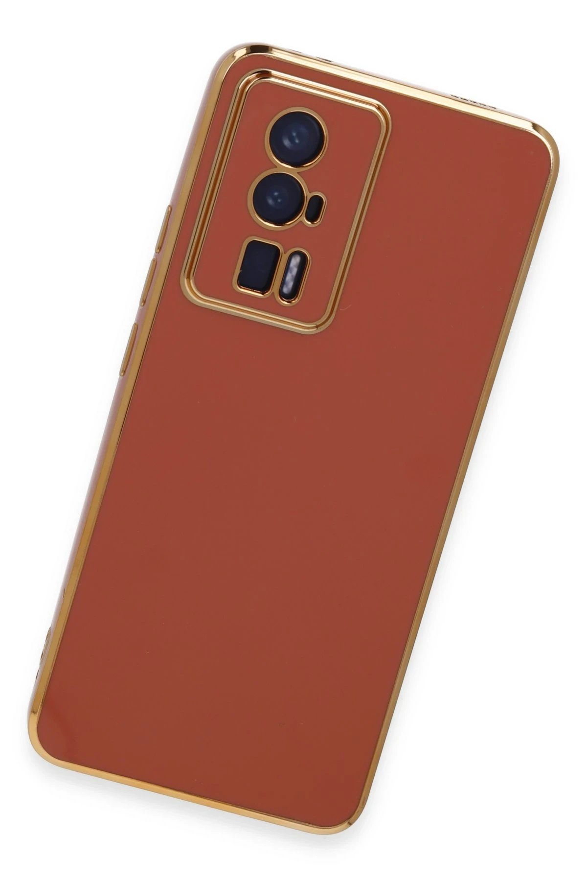 Newface Xiaomi Poco F5 Pro Kılıf Volet Silikon - Kırmızı