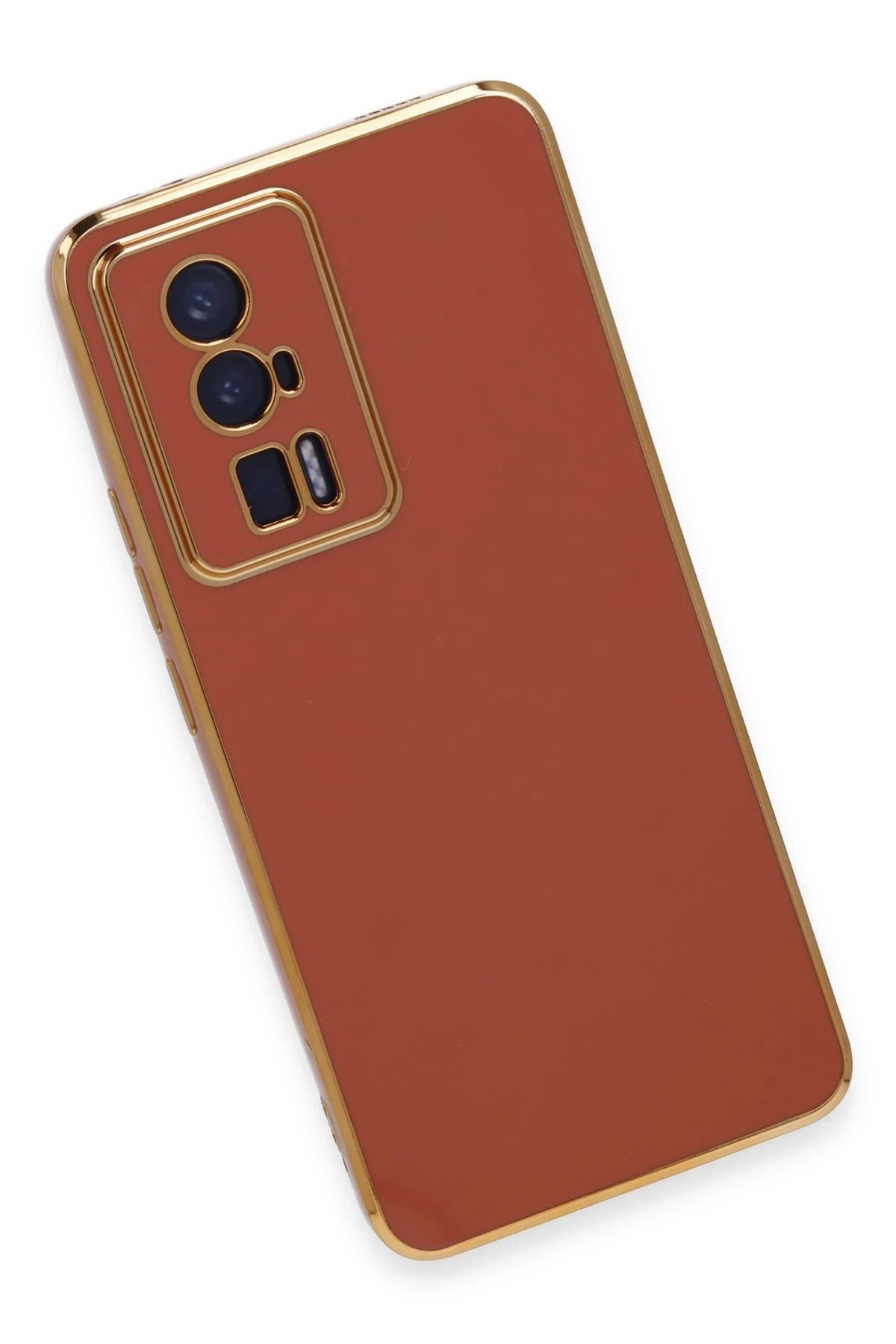 Newface Xiaomi Poco F5 Pro Kılıf Volet Silikon - Kırmızı