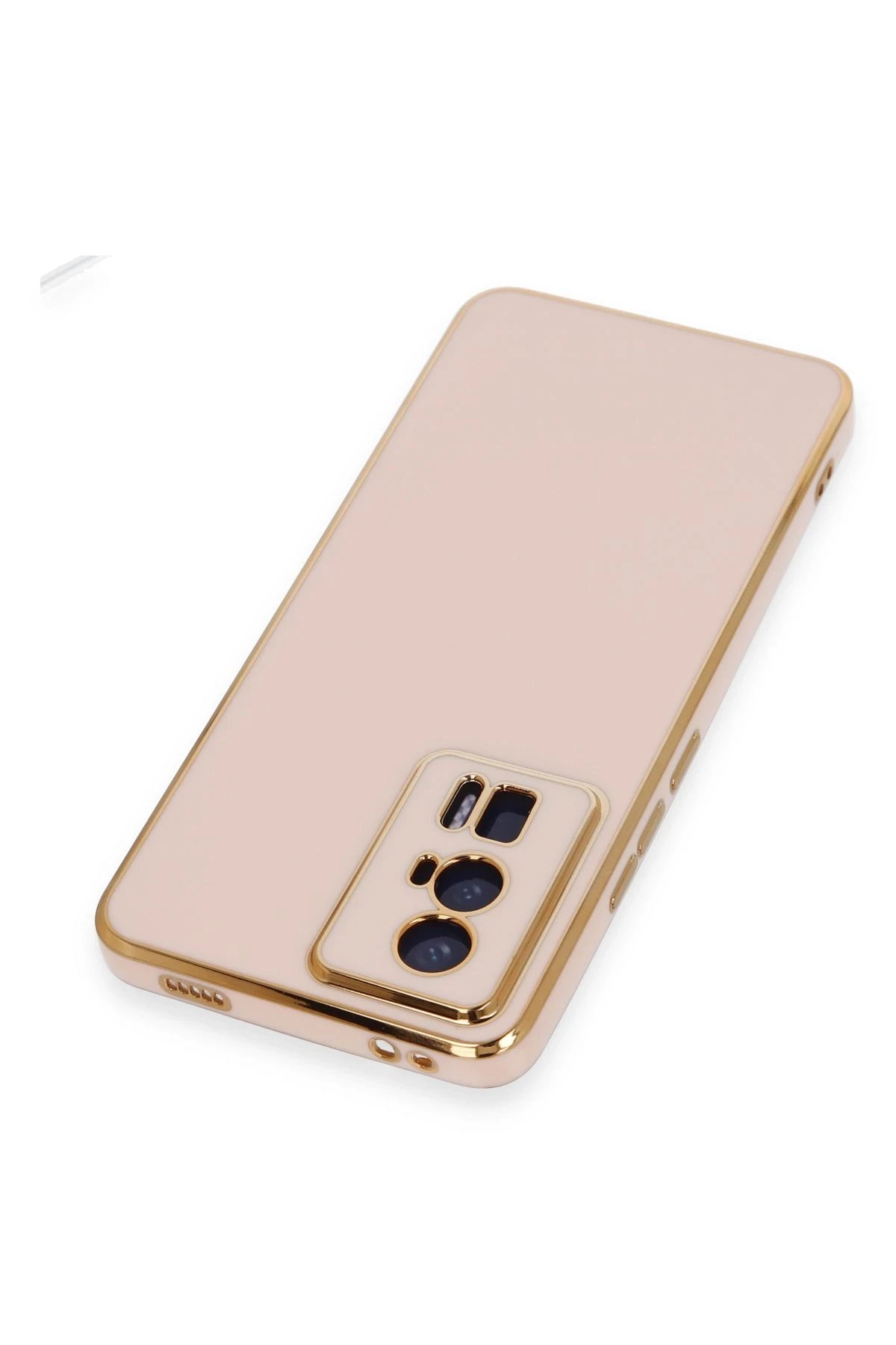 Newface Xiaomi Poco F5 Pro Kılıf Volet Silikon - Pembe