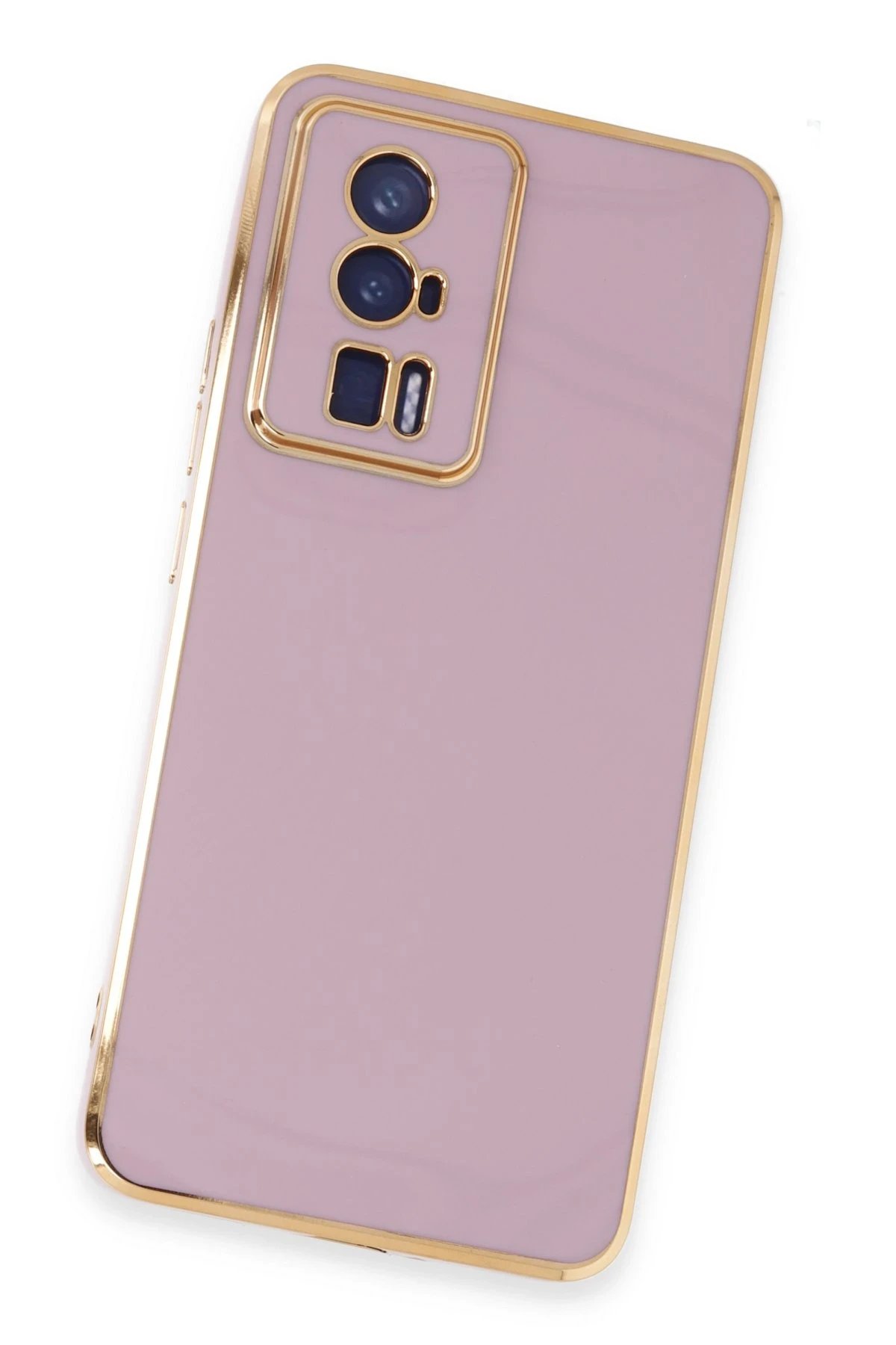 Newface Xiaomi Poco F5 Pro Kılıf Volet Silikon - Mor