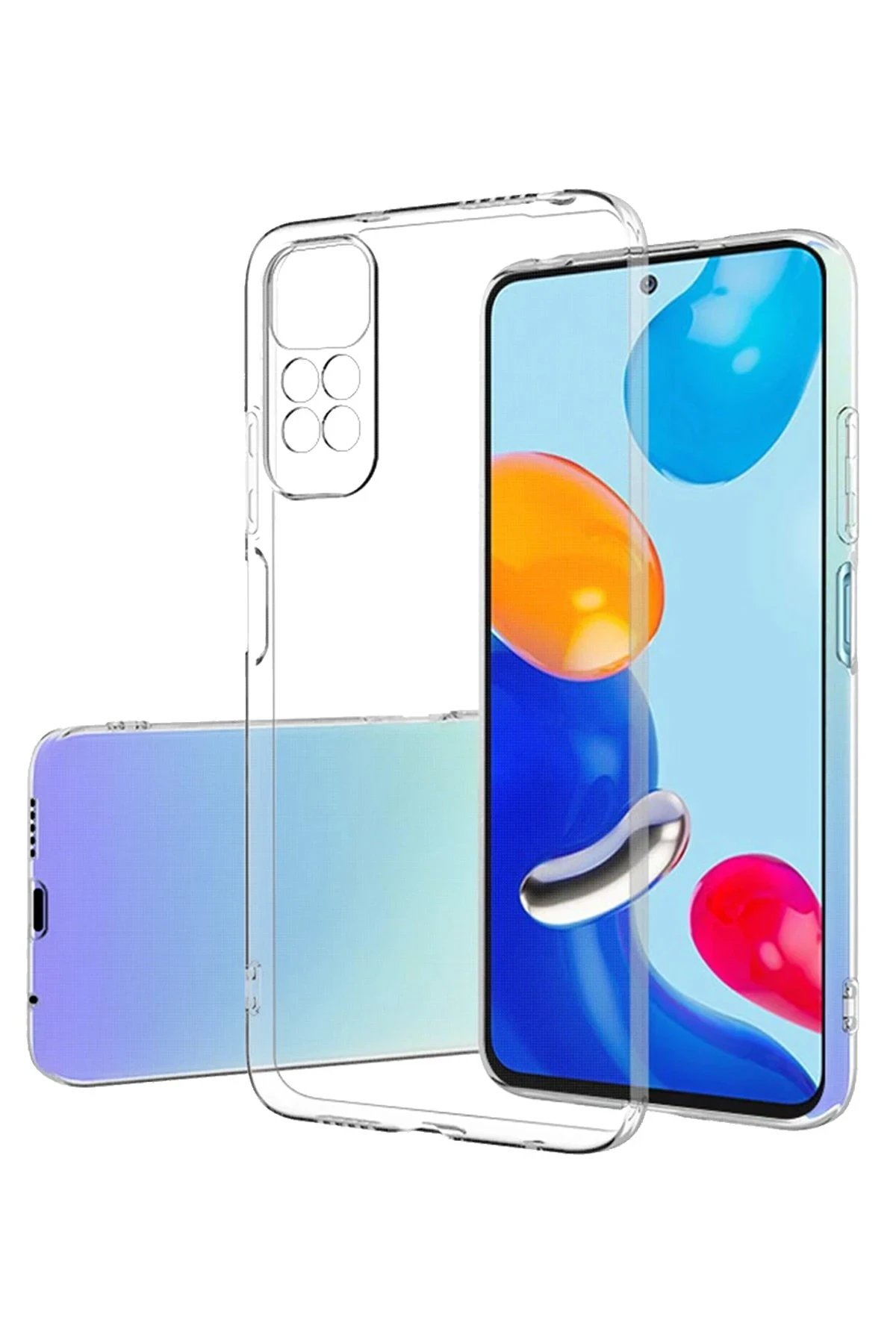 Newface Xiaomi Redmi Note 12 Pro 4G Kılıf Lüx Şeffaf Silikon