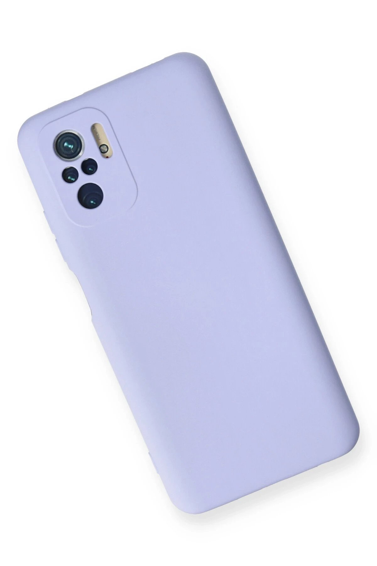 Newface Xiaomi Redmi Note 10 Kılıf Nano içi Kadife Silikon - Lila