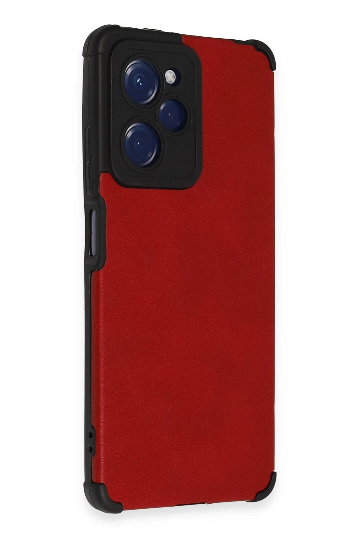 Newface Xiaomi Redmi Note 12 Pro 5G Kılıf Loop Deri Silikon - Kırmızı