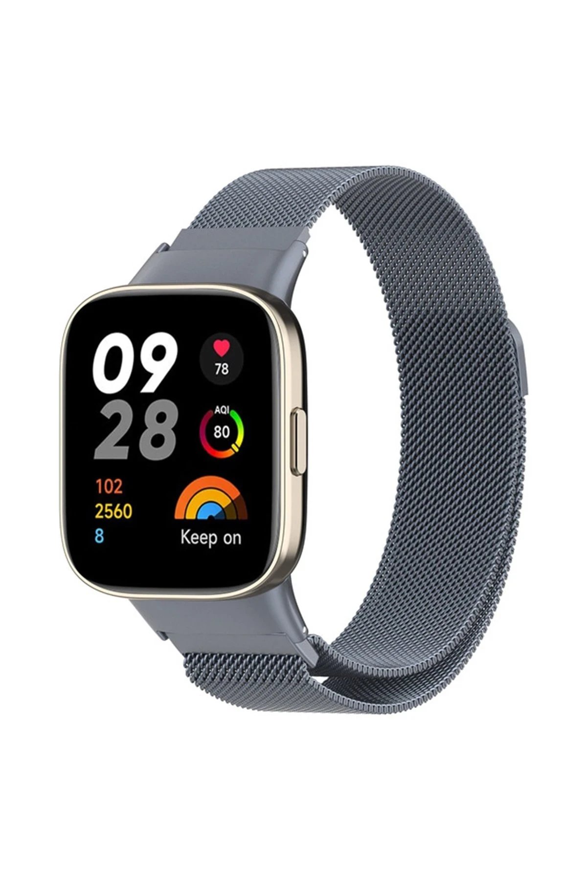 Newface Xiaomi Redmi Watch 3 Metal Mıknatıslı Kordon - Gri