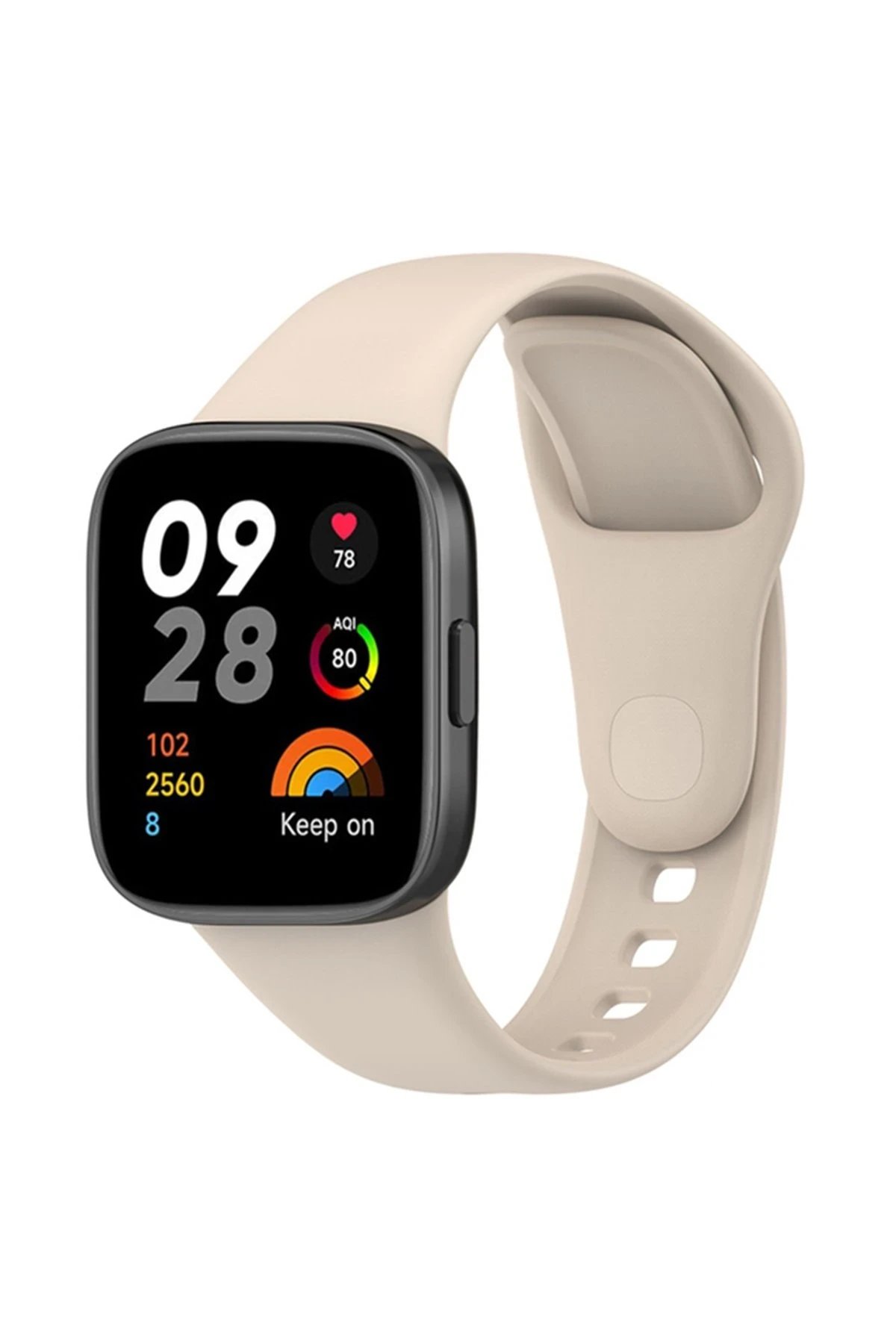 Newface Xiaomi Redmi Watch 3 Klasik Kordon - Bej