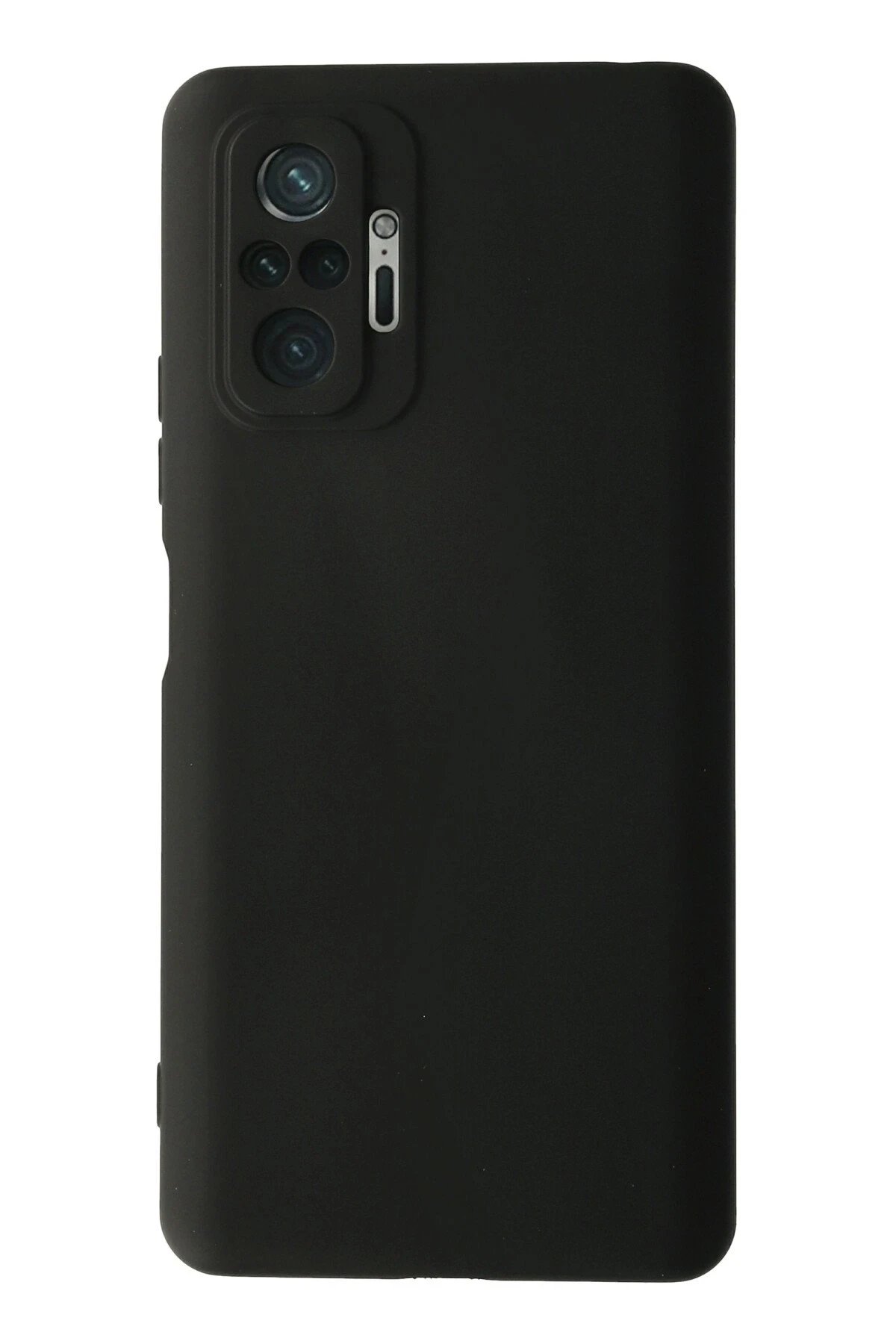 Newface Xiaomi Redmi Note 10 Pro Kılıf Nano içi Kadife Silikon - Siyah