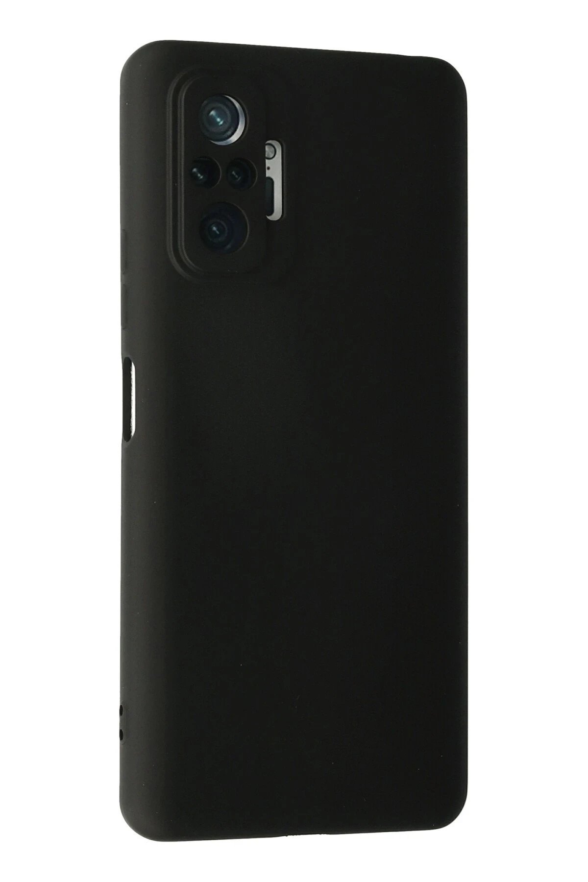 Newface Xiaomi Redmi Note 10 Pro Kılıf Nano içi Kadife Silikon - Siyah