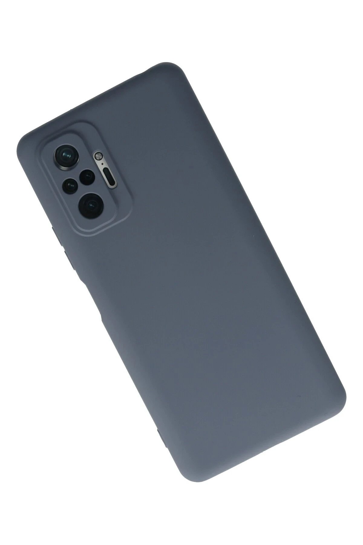 Newface Xiaomi Redmi Note 10 Pro Kılıf Nano içi Kadife Silikon - Gri