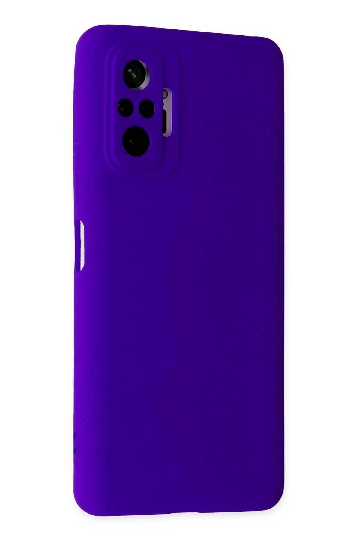 Newface Xiaomi Redmi Note 10 Pro Kılıf Nano içi Kadife Silikon - Mor