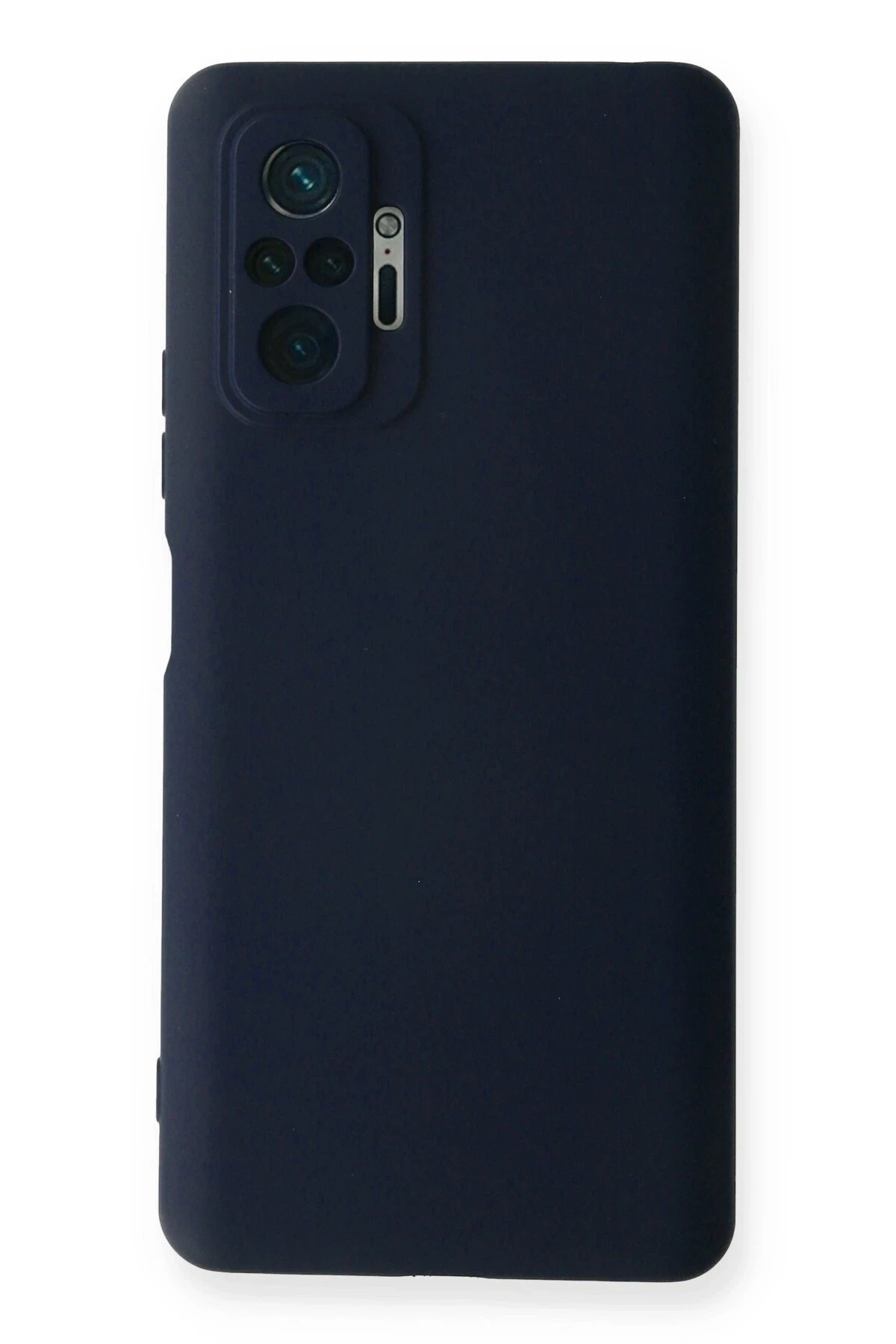 Newface Xiaomi Redmi Note 10 Pro Kılıf Nano içi Kadife Silikon - Lacivert