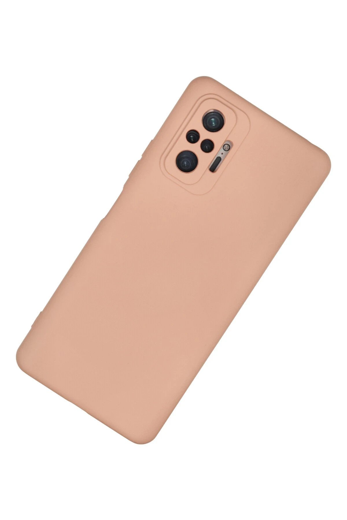 Newface Xiaomi Redmi Note 10 Pro Kılıf Nano içi Kadife Silikon - Pudra