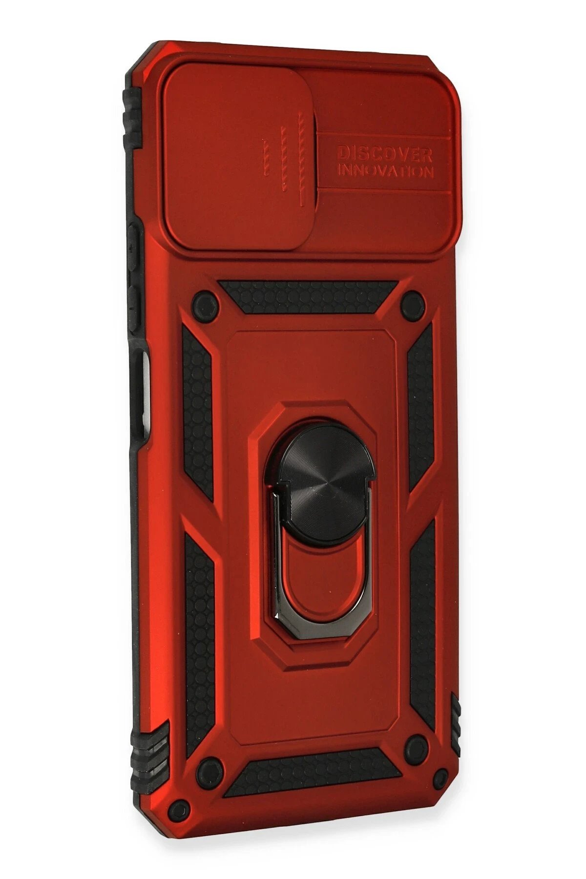 Newface Xiaomi Mİ 11 Lite Kılıf Pars Lens Yüzüklü Silikon - Kırmızı