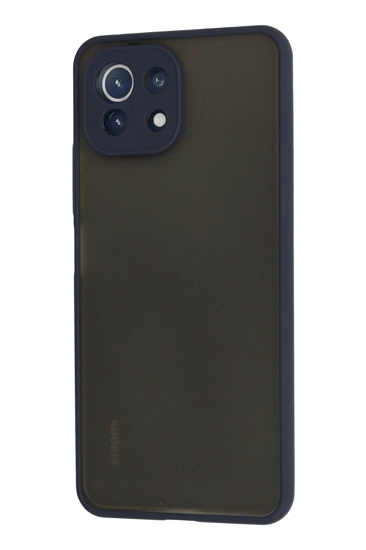 Newface Xiaomi Mİ 11 Lite Kılıf Montreal Silikon Kapak - Lacivert