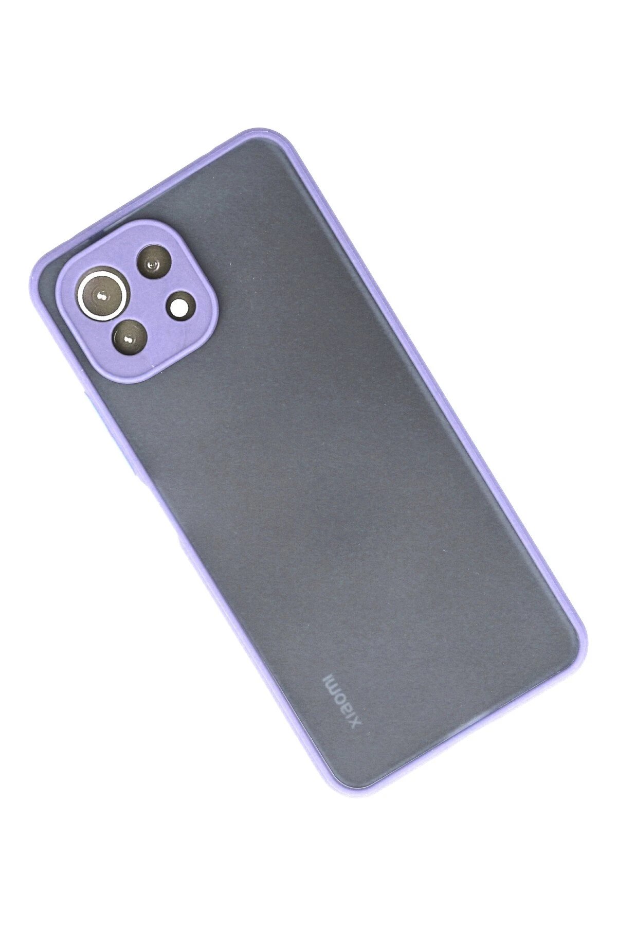 Newface Xiaomi Mİ 11 Lite Kılıf Montreal Silikon Kapak - Mor