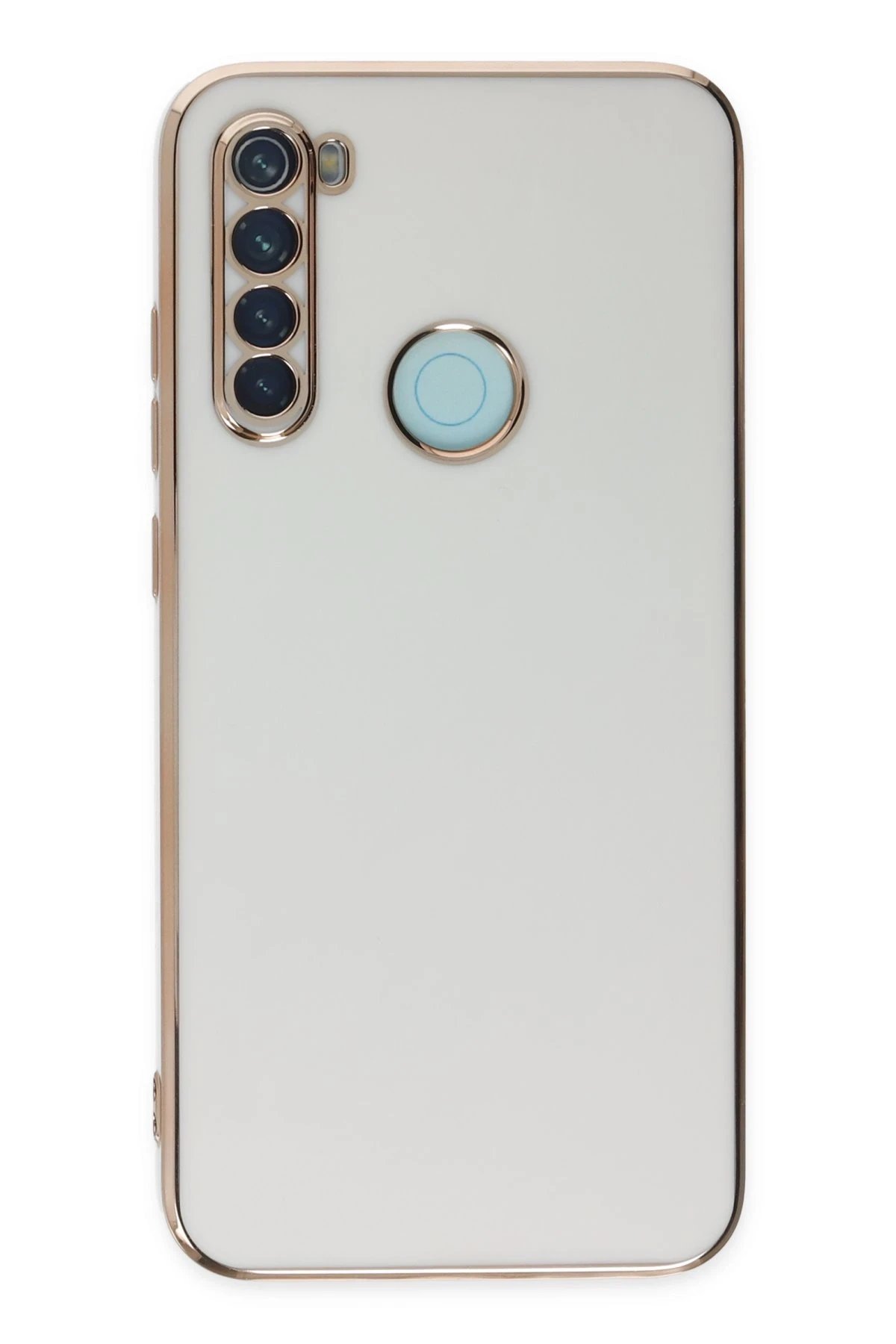 Newface Xiaomi Redmi Note 8 Kılıf Volet Silikon - Beyaz