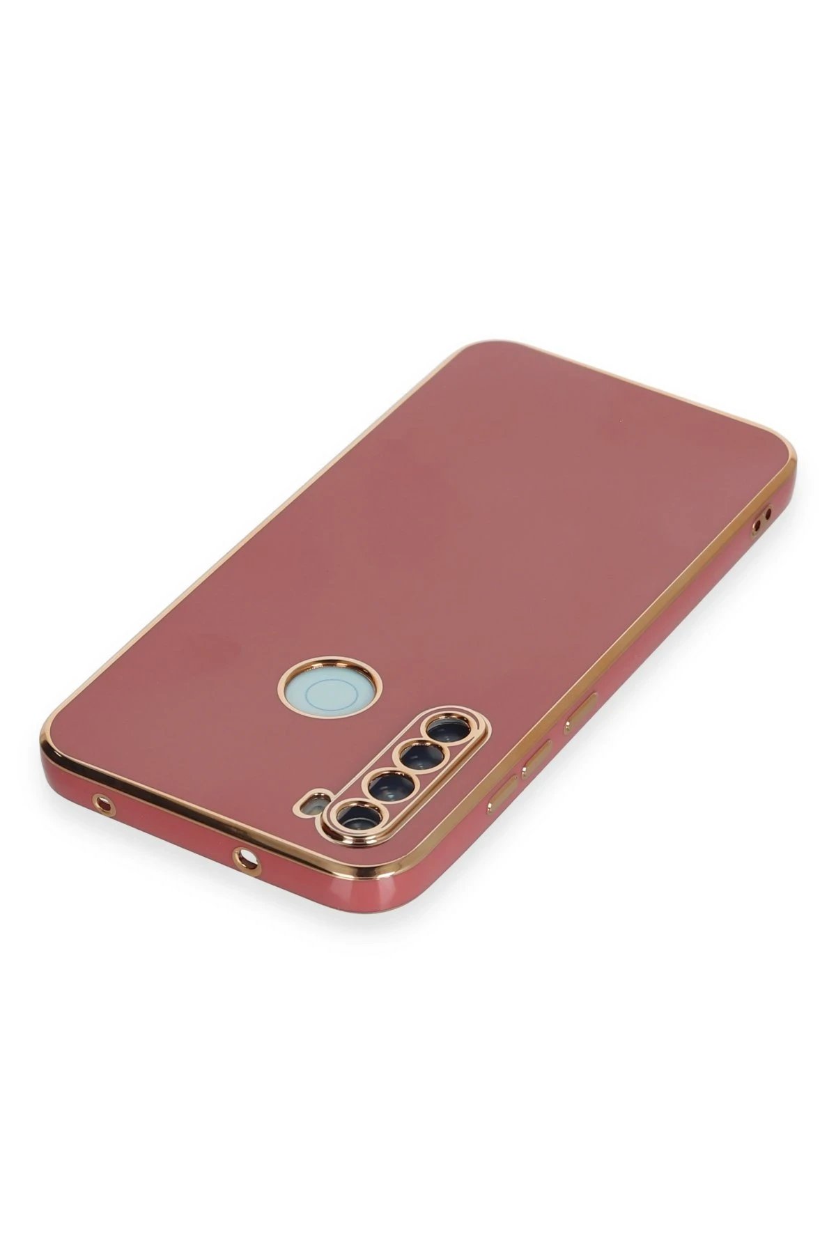 Newface Xiaomi Redmi Note 8 Kılıf Volet Silikon - Kırmızı