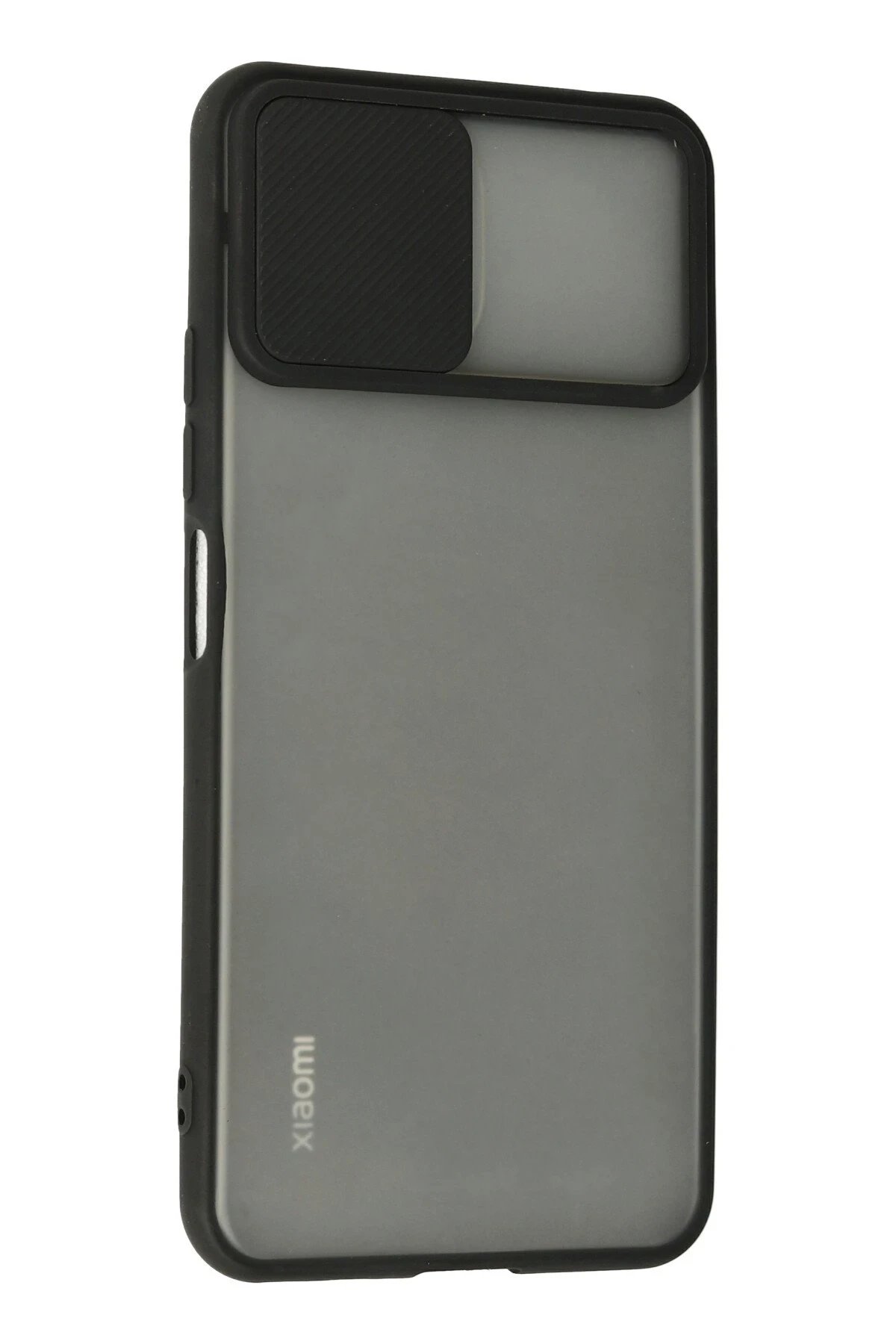 Newface Xiaomi Mİ 11 Lite Kılıf Palm Buzlu Kamera Sürgülü Silikon - Siyah