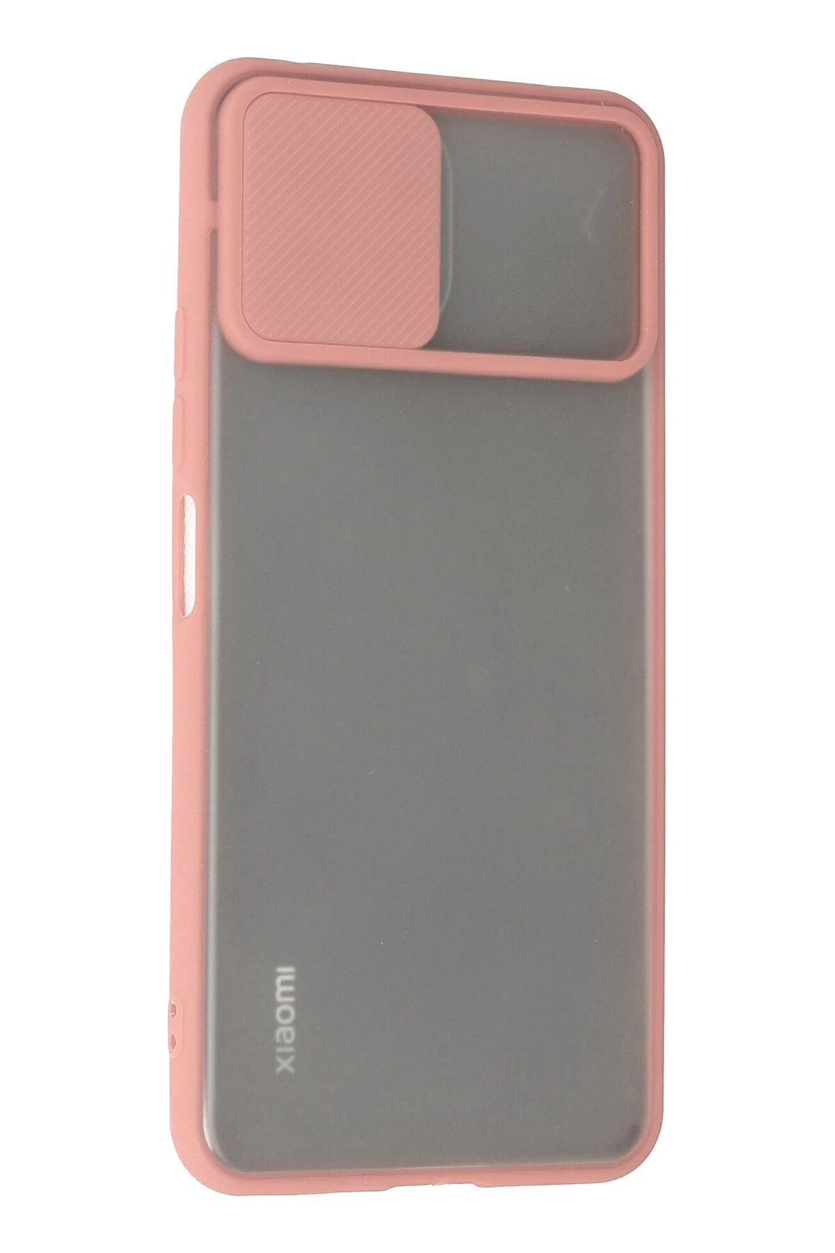 Newface Xiaomi Mİ 11 Lite Kılıf Palm Buzlu Kamera Sürgülü Silikon - Pembe