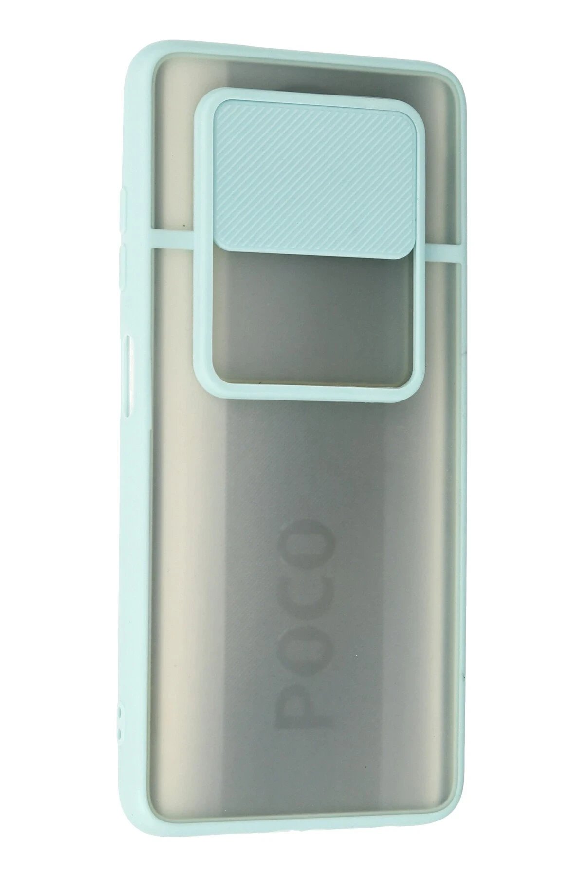 Newface Xiaomi Pocophone X3 Kılıf Palm Buzlu Kamera Sürgülü Silikon uaz