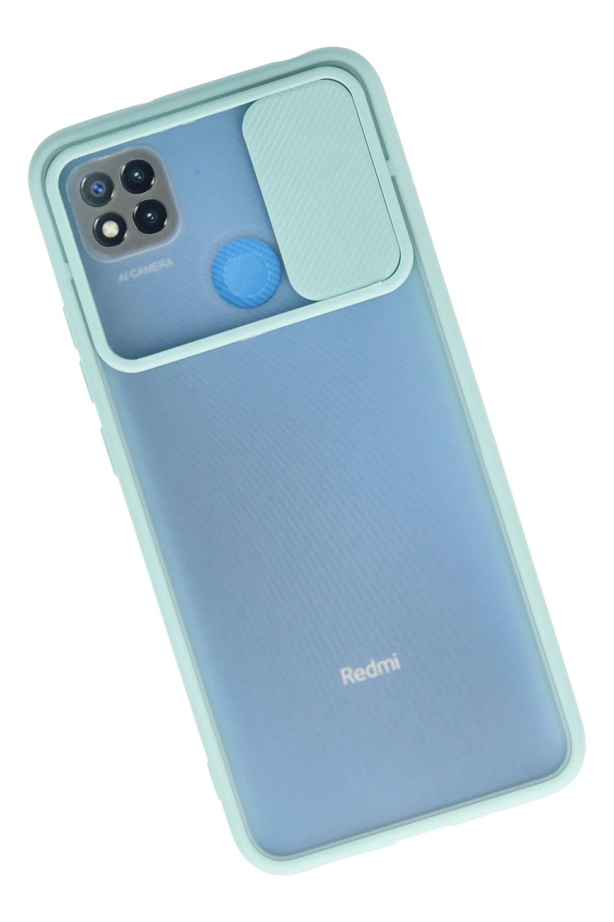 Newface Xiaomi Redmi 9C Kılıf Palm Buzlu Kamera Sürgülü Silikon uaz