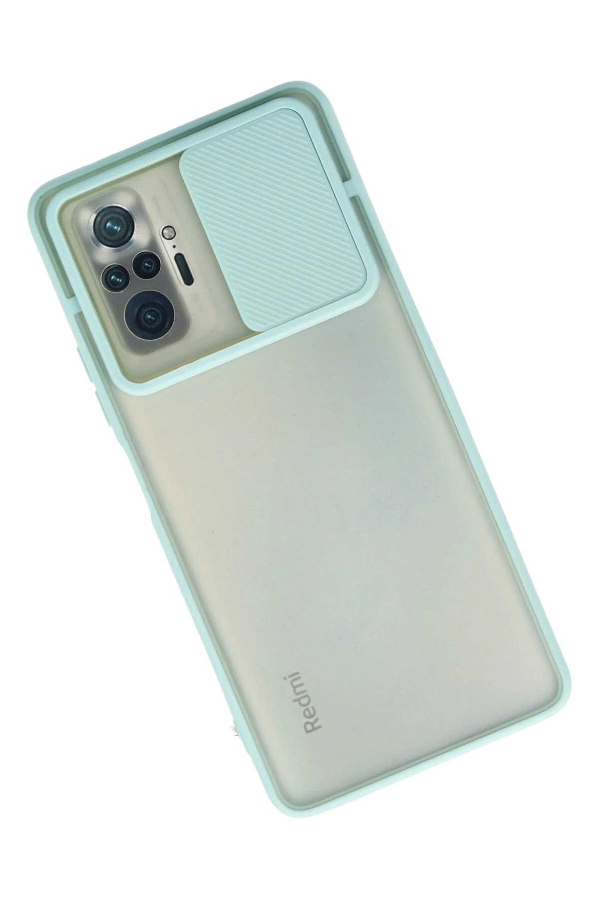 Newface Xiaomi Redmi Note 10 Pro Kılıf Palm Buzlu Kamera Sürgülü Silikon uaz