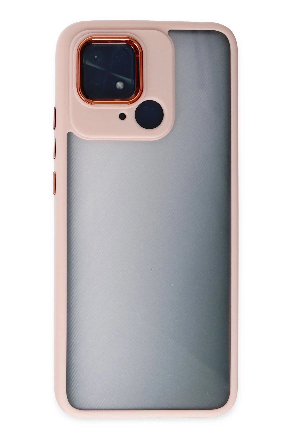 Newface Xiaomi Redmi 10C Kılıf Dora Kapak - Pudra