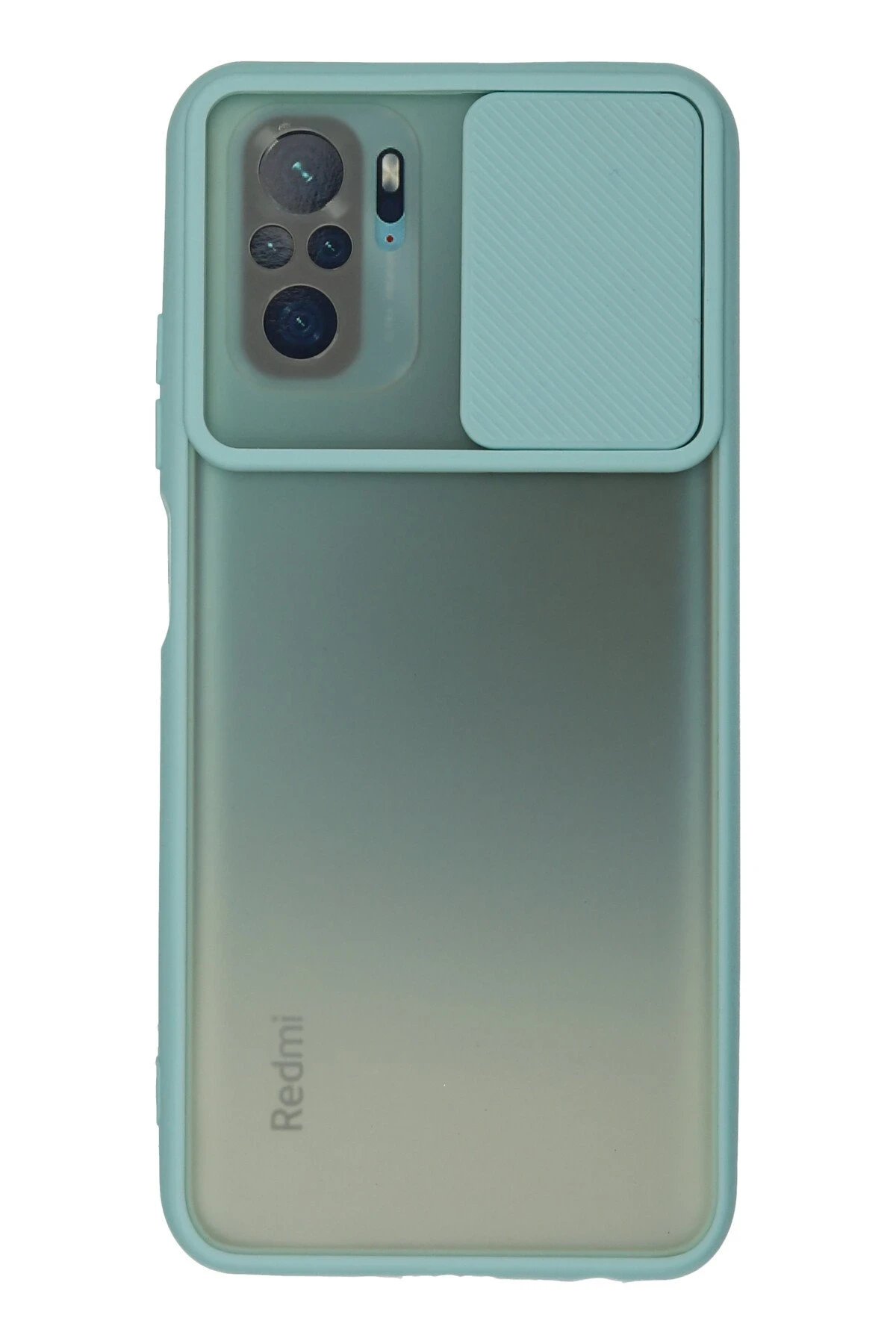 Newface Xiaomi Redmi Note 10 Kılıf Palm Buzlu Kamera Sürgülü Silikon uaz