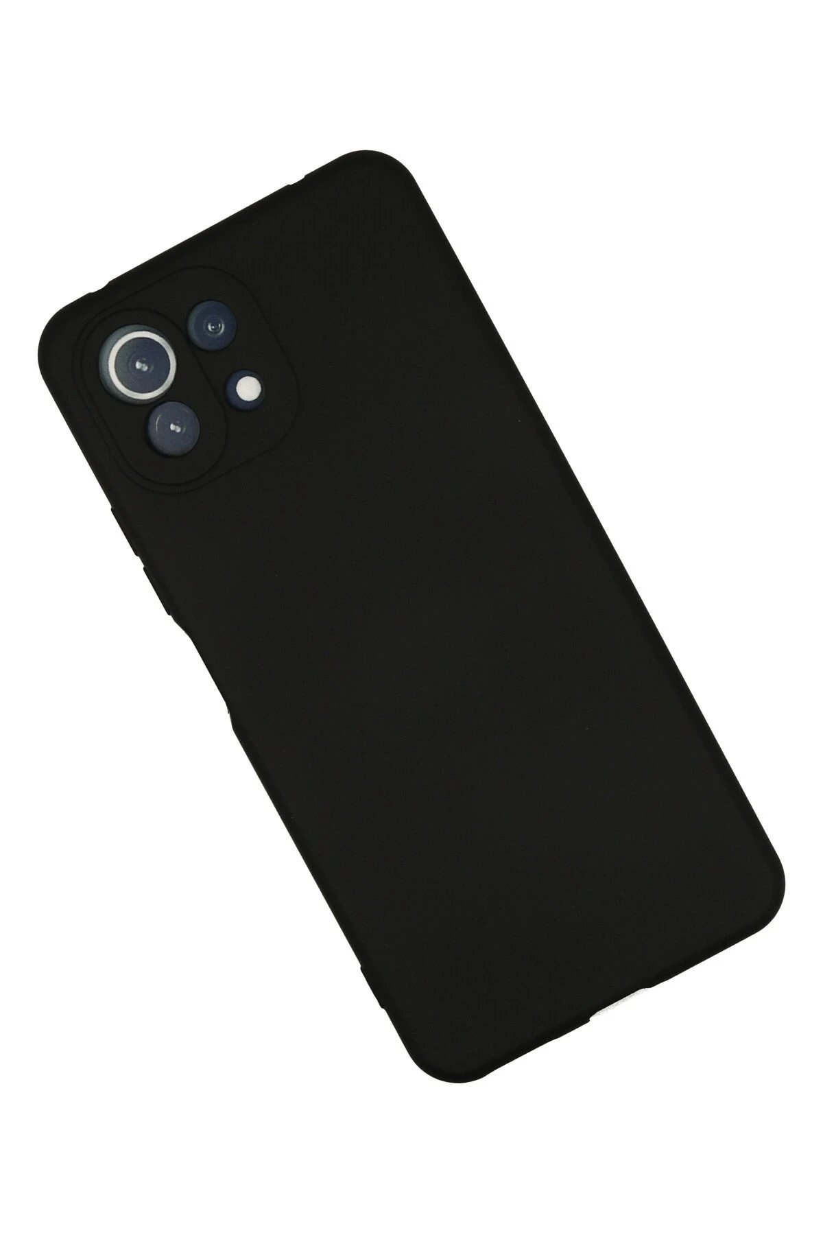 Newface Xiaomi Mİ 11 Lite Kılıf Nano içi Kadife Silikon - Siyah