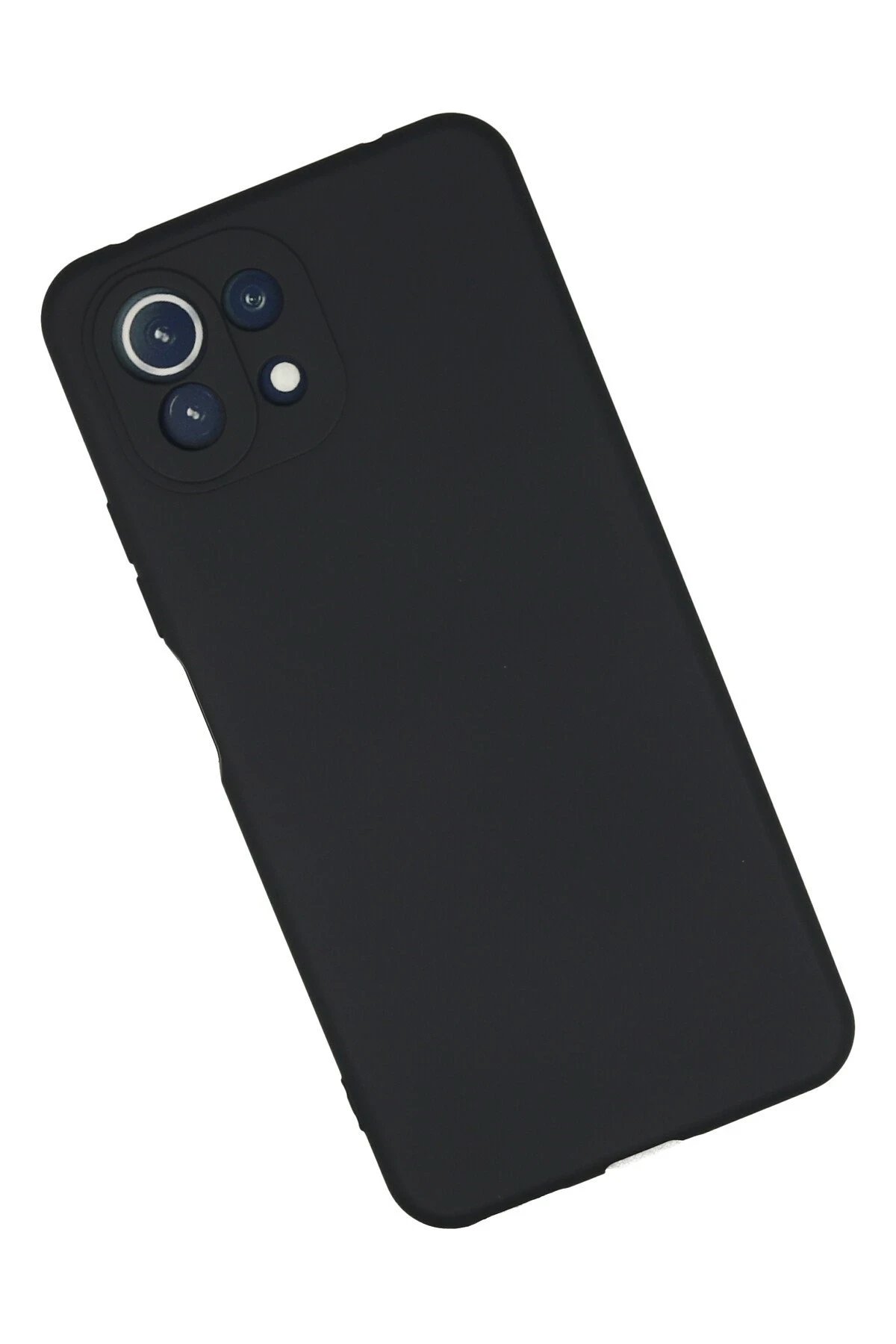 Newface Xiaomi Mİ 11 Lite Kılıf Nano içi Kadife Silikon - Lacivert