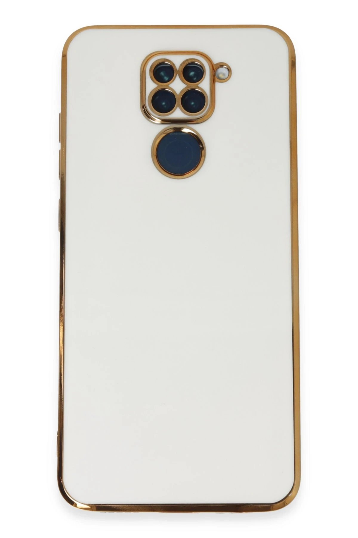 Newface Xiaomi Redmi Note 9 Kılıf Volet Silikon - Beyaz